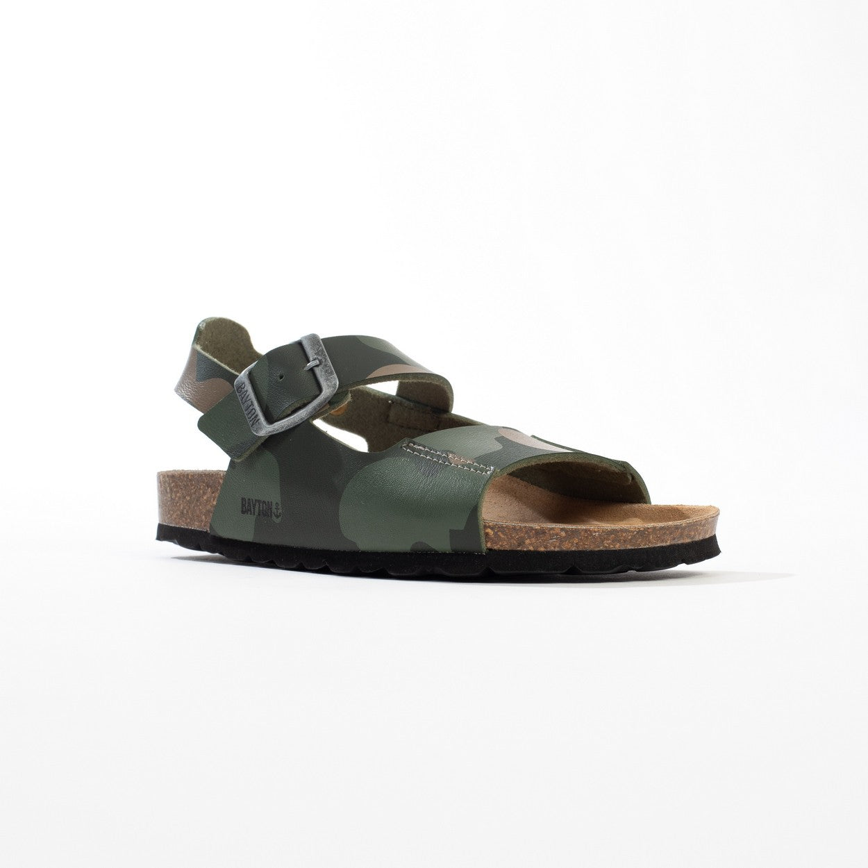 Spezia Khaki Multi-Strap Sandals