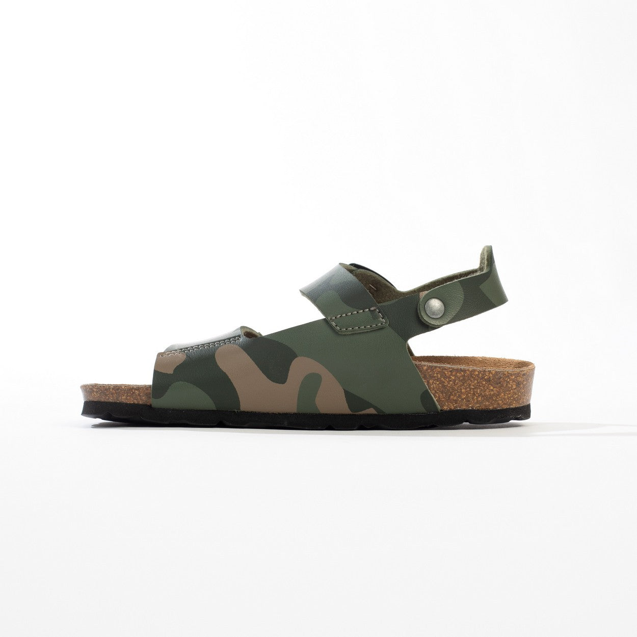 Spezia Khaki Multi-Strap Sandals