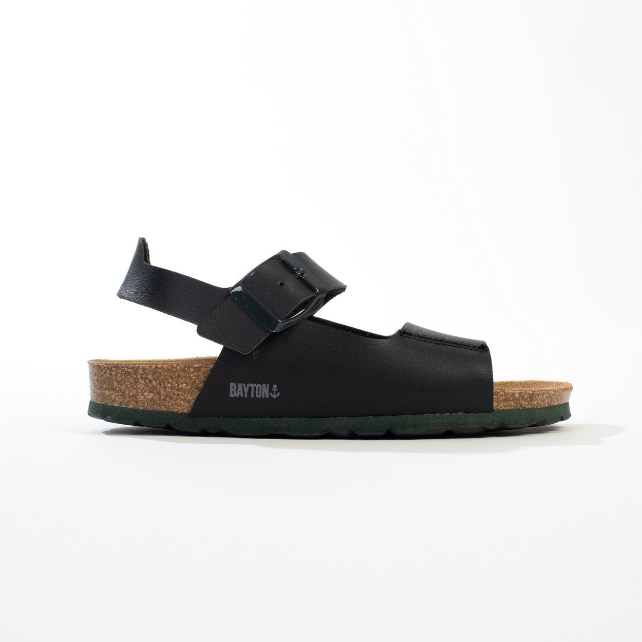 Spezia Black Multi-Strap Sandals