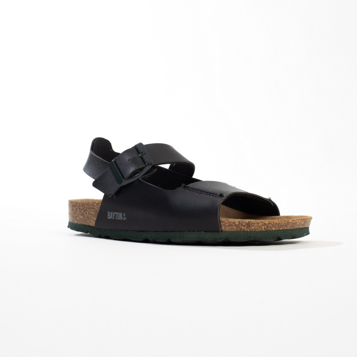 Spezia Black Multi-Strap Sandals