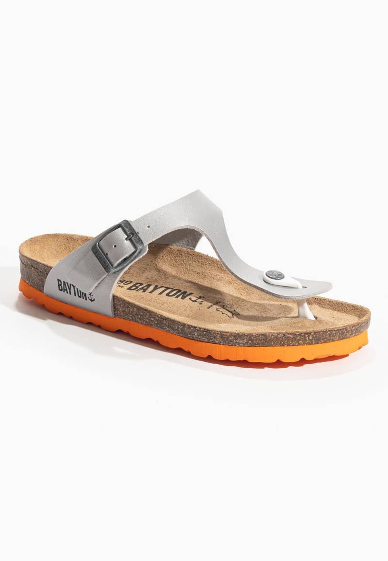 Suryia Silver Toe-Thong Sandals