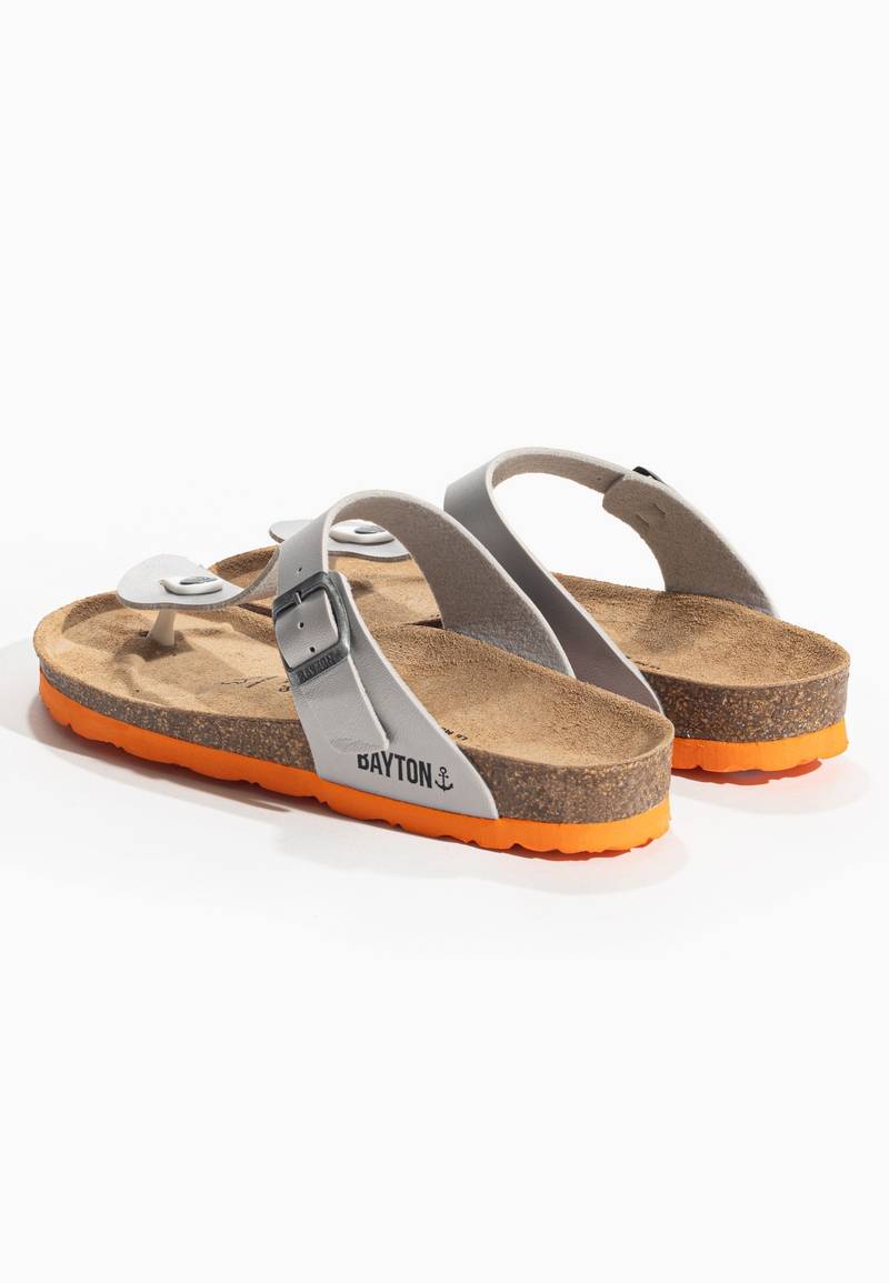 Suryia Silver Toe-Thong Sandals