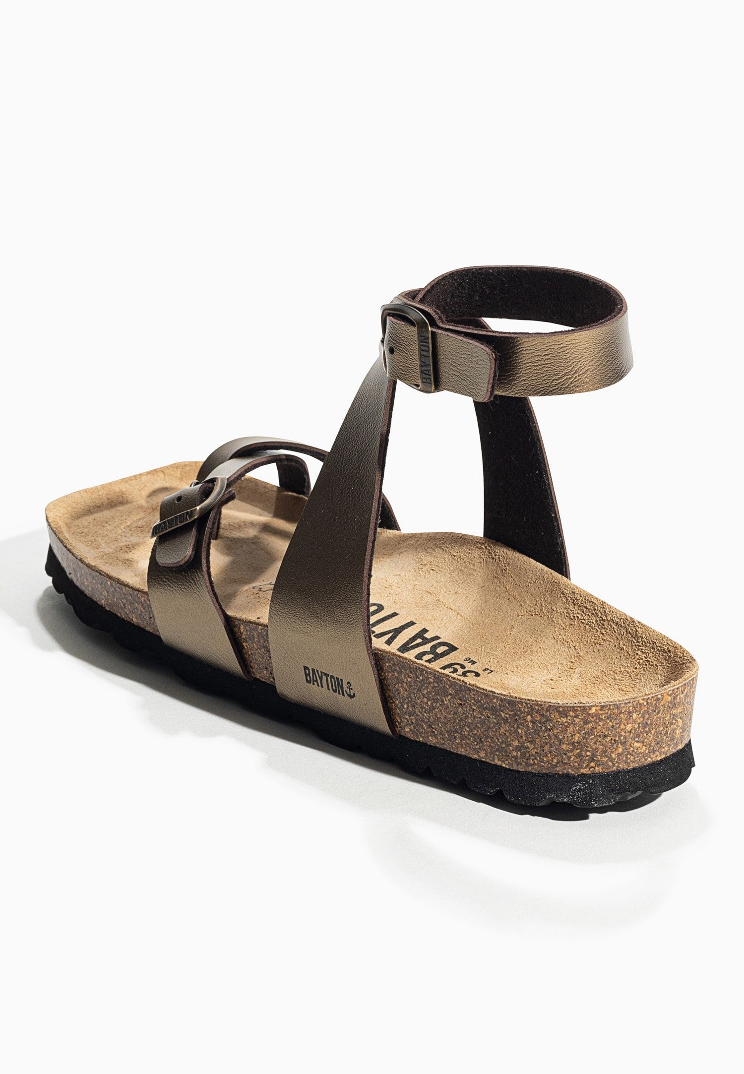 Swan Bronze Toe Post Sandals