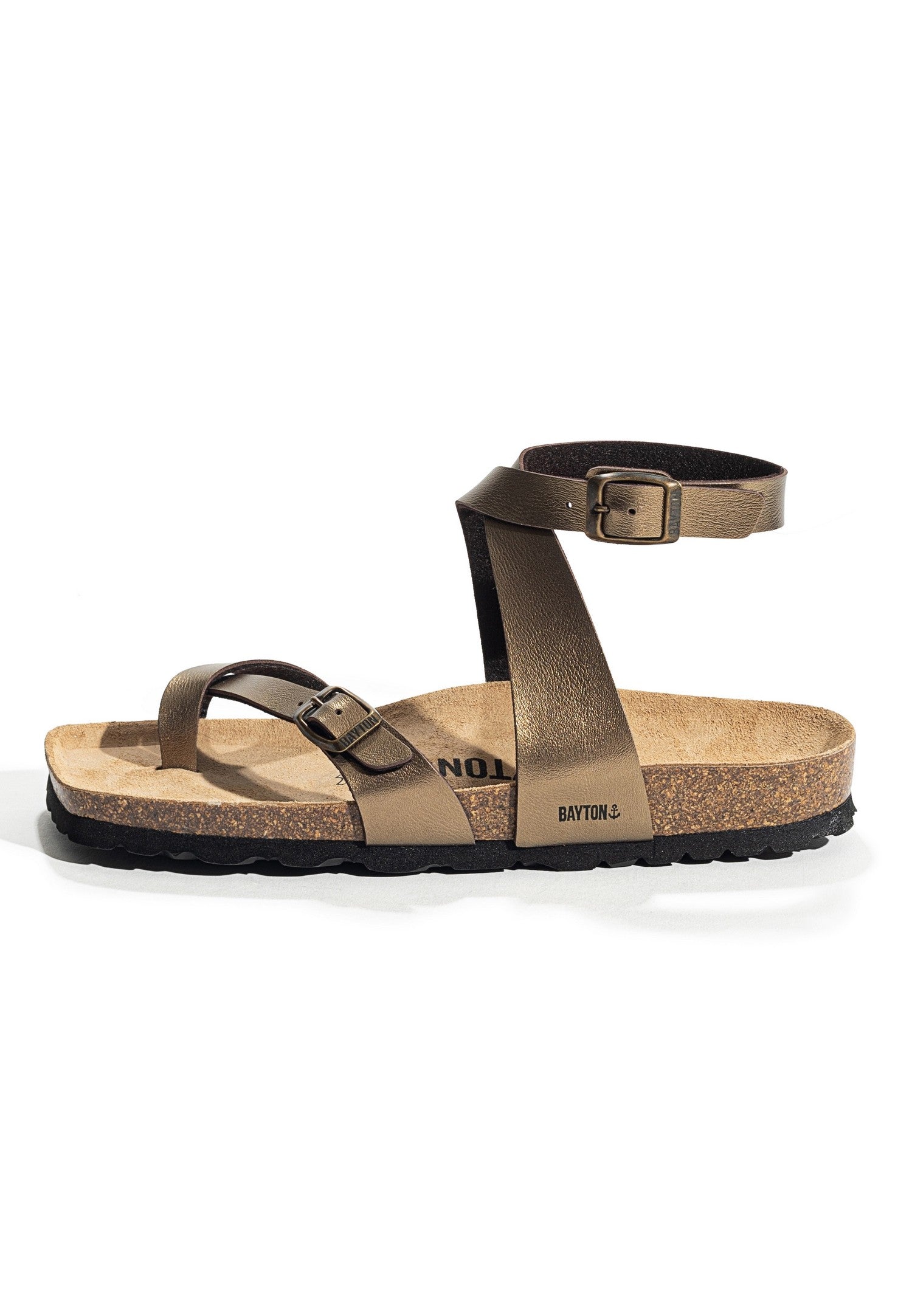 Swan Bronze Toe Post Sandals