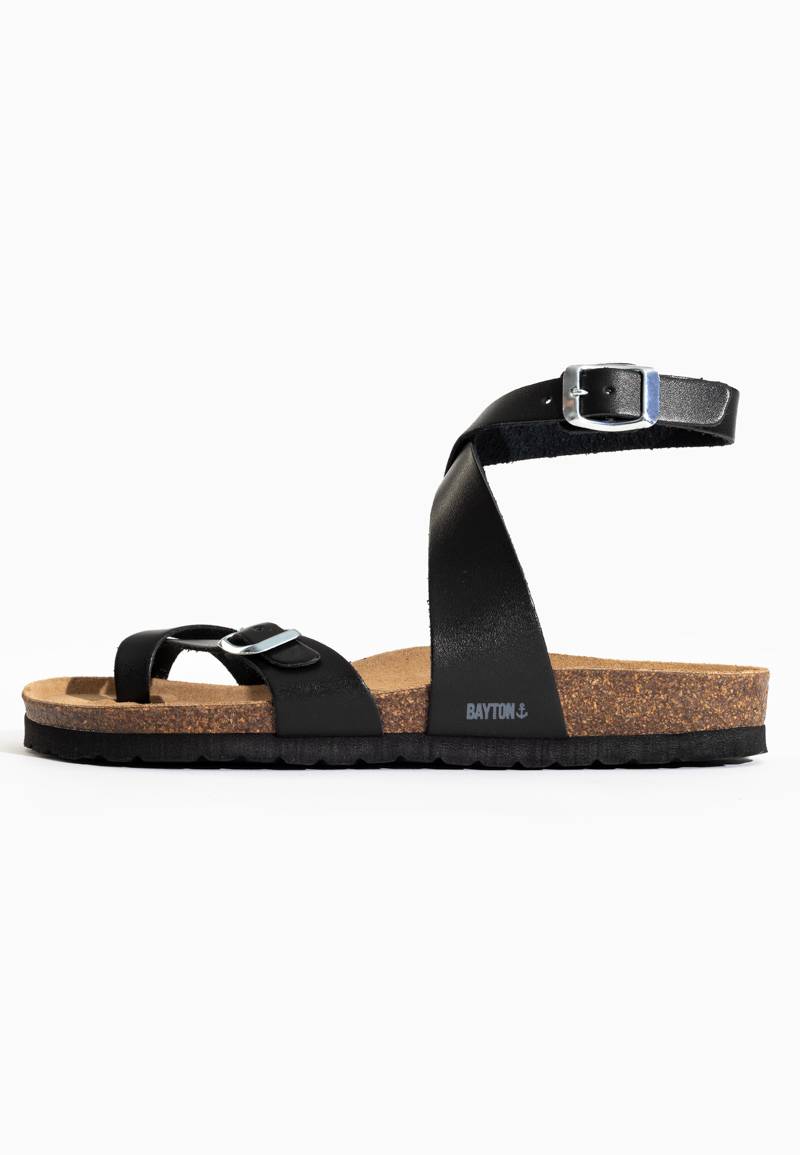 Black Swan Toe-Strap Sandals