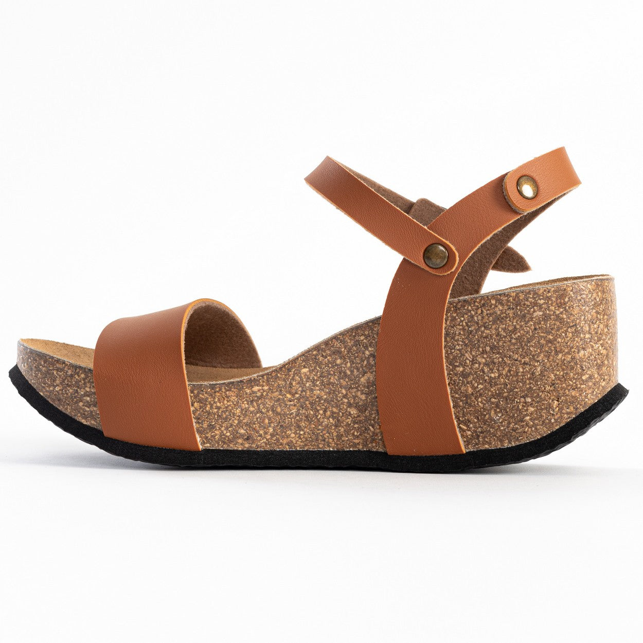 Toledo Camel Wedge and Semi-Wedge Sandals