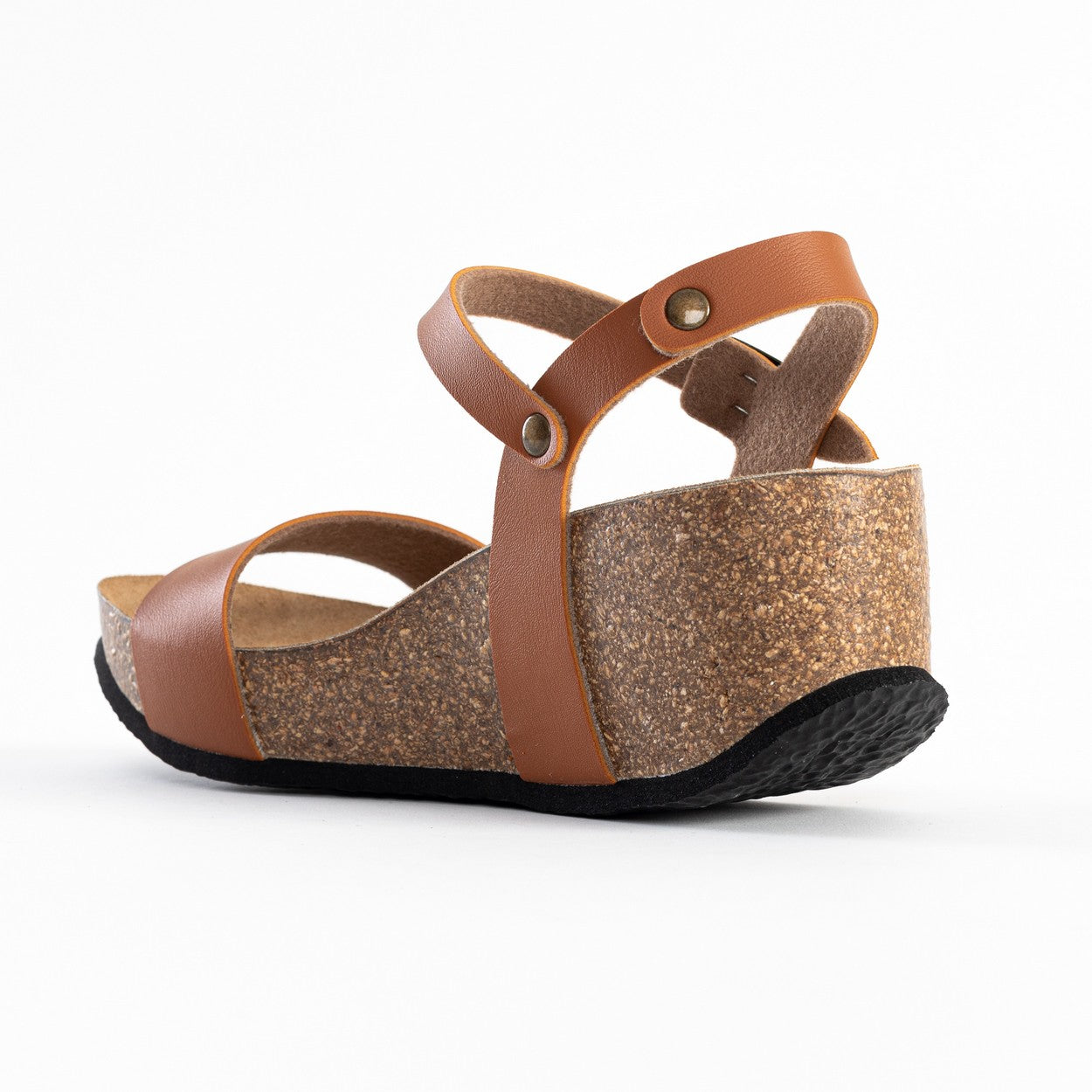 Toledo Camel Wedge and Semi-Wedge Sandals