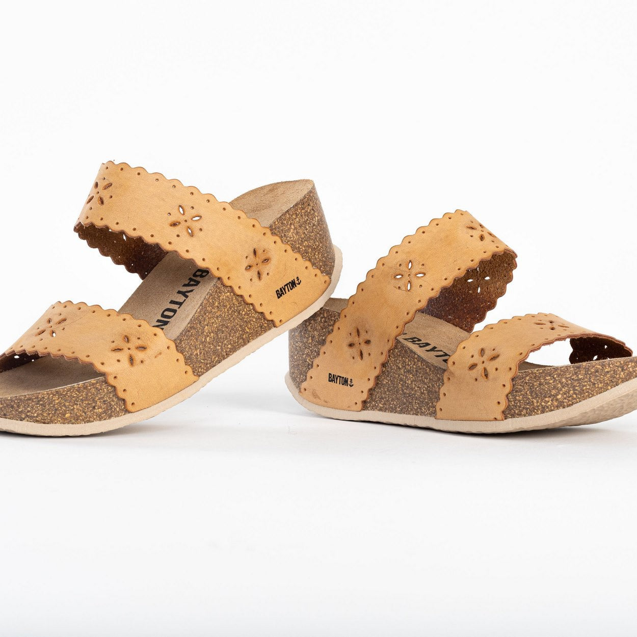 Tomar Beige Wedge and Semi-Wedge Sandals