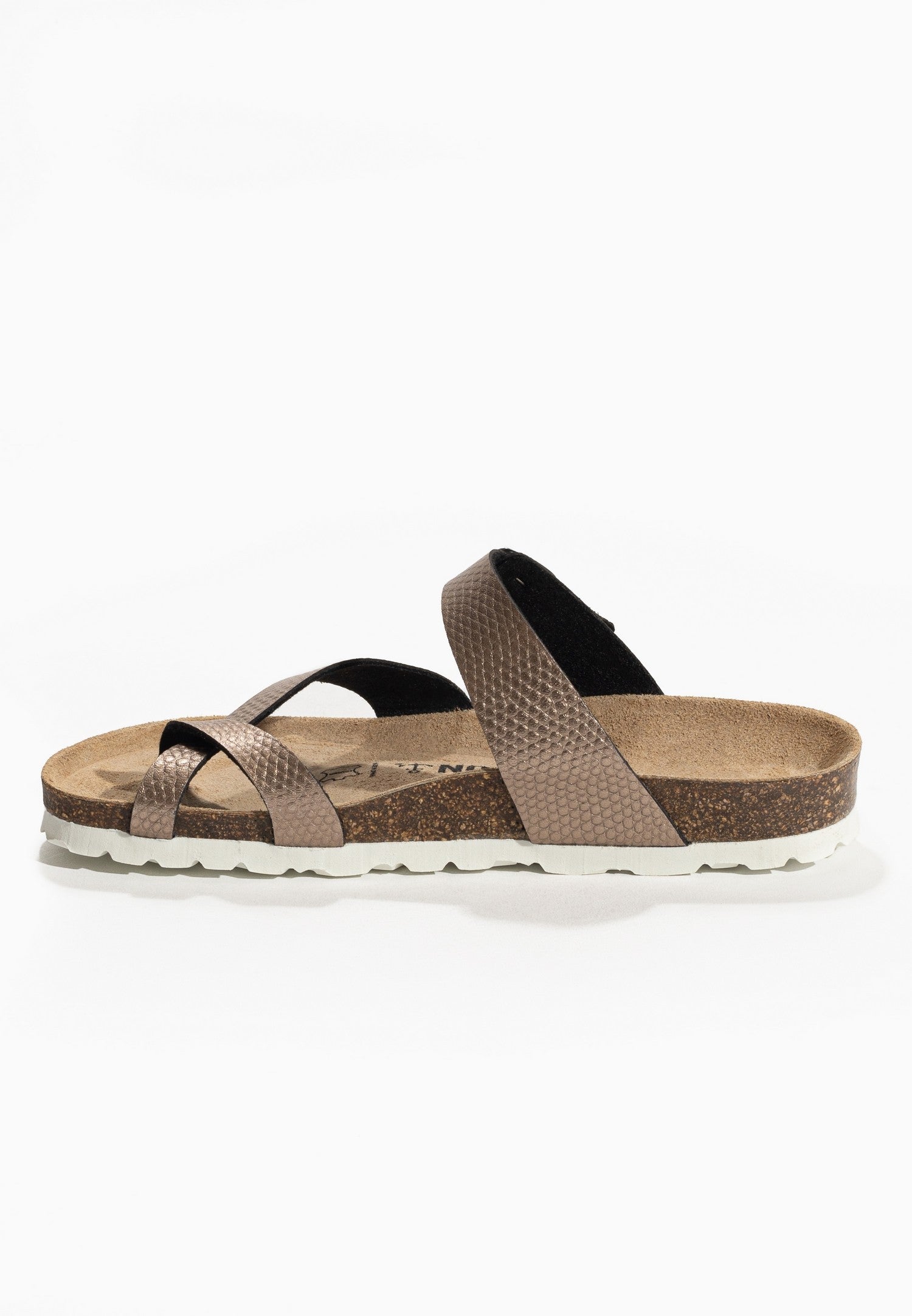 Bronze Triade Toe-Thong Sandals