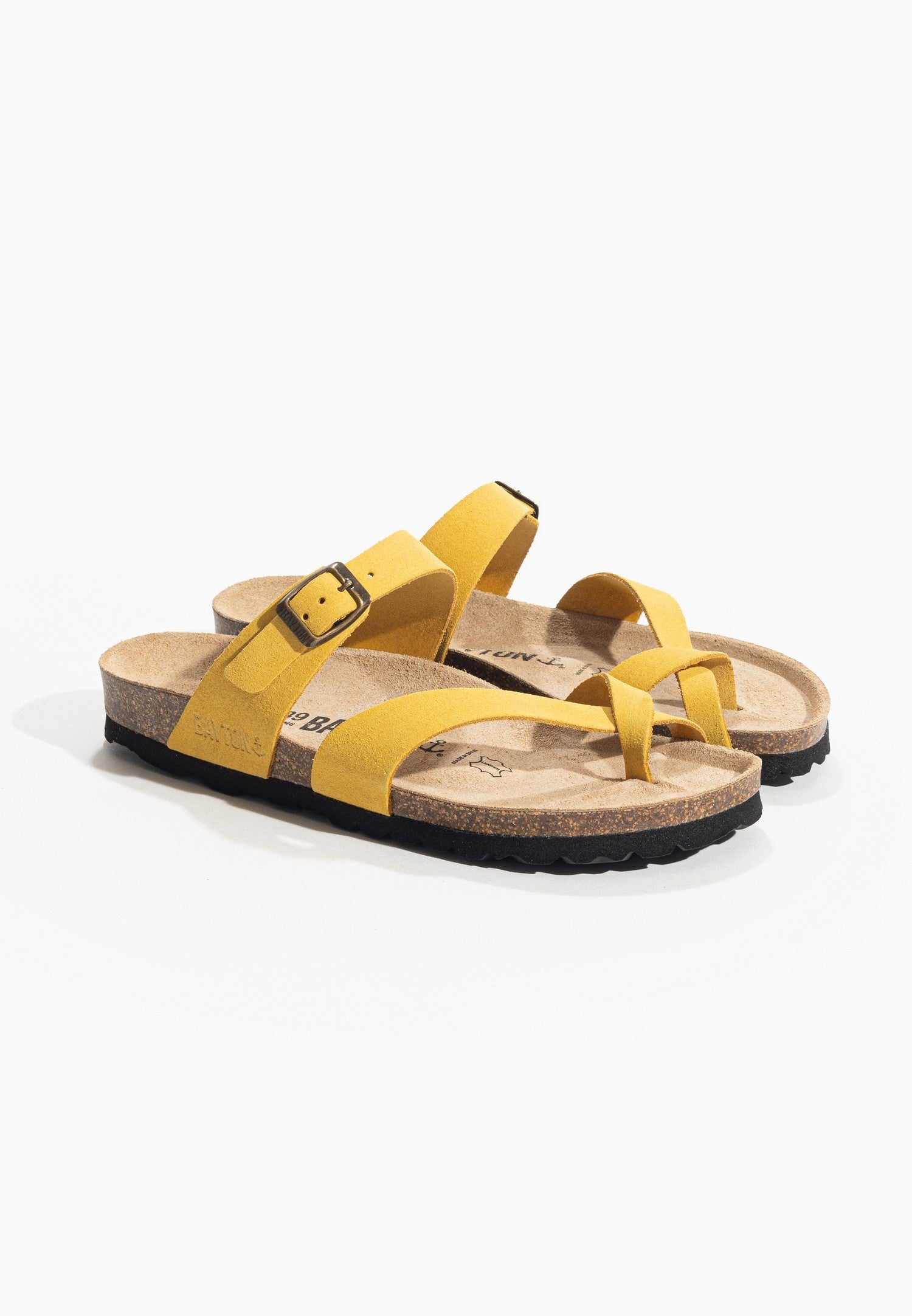 Yellow Triade Toe-Strap Sandals