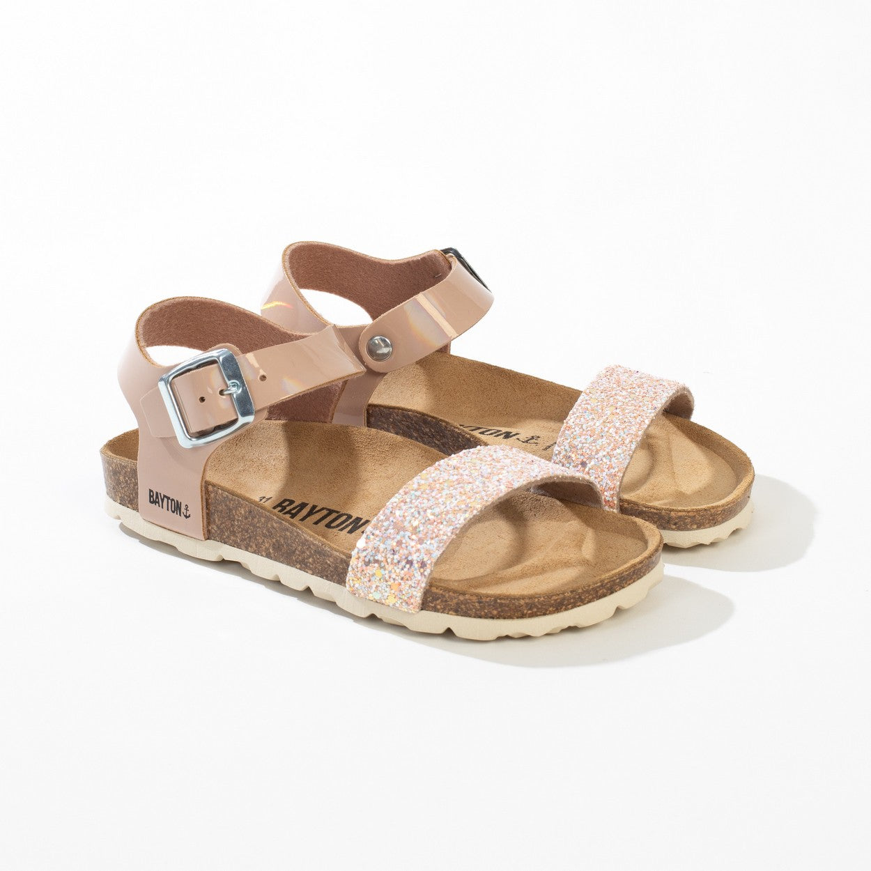 Tyche Nude Multi-Strap Sandals