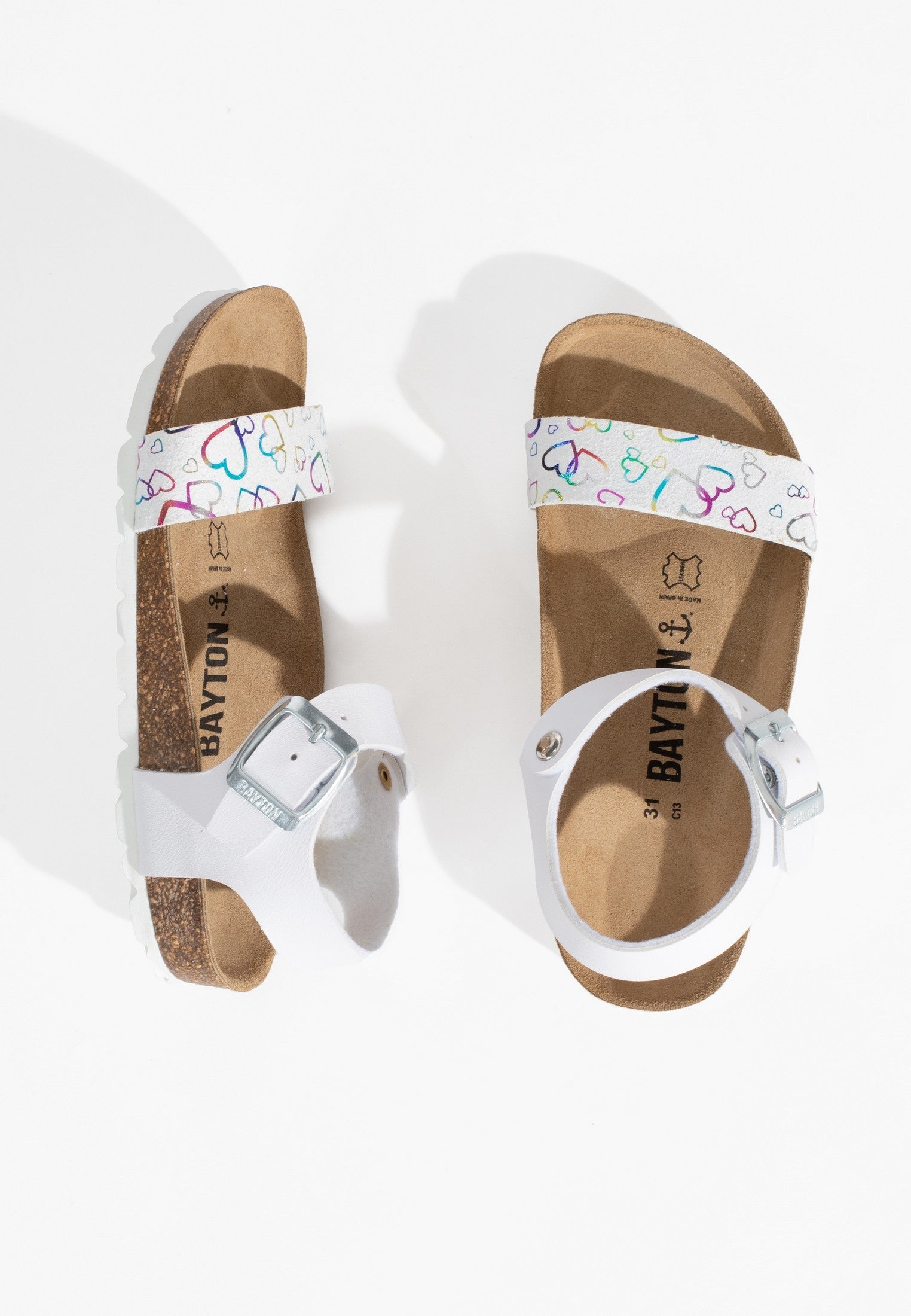 White Tyche Multi-Strap Sandals