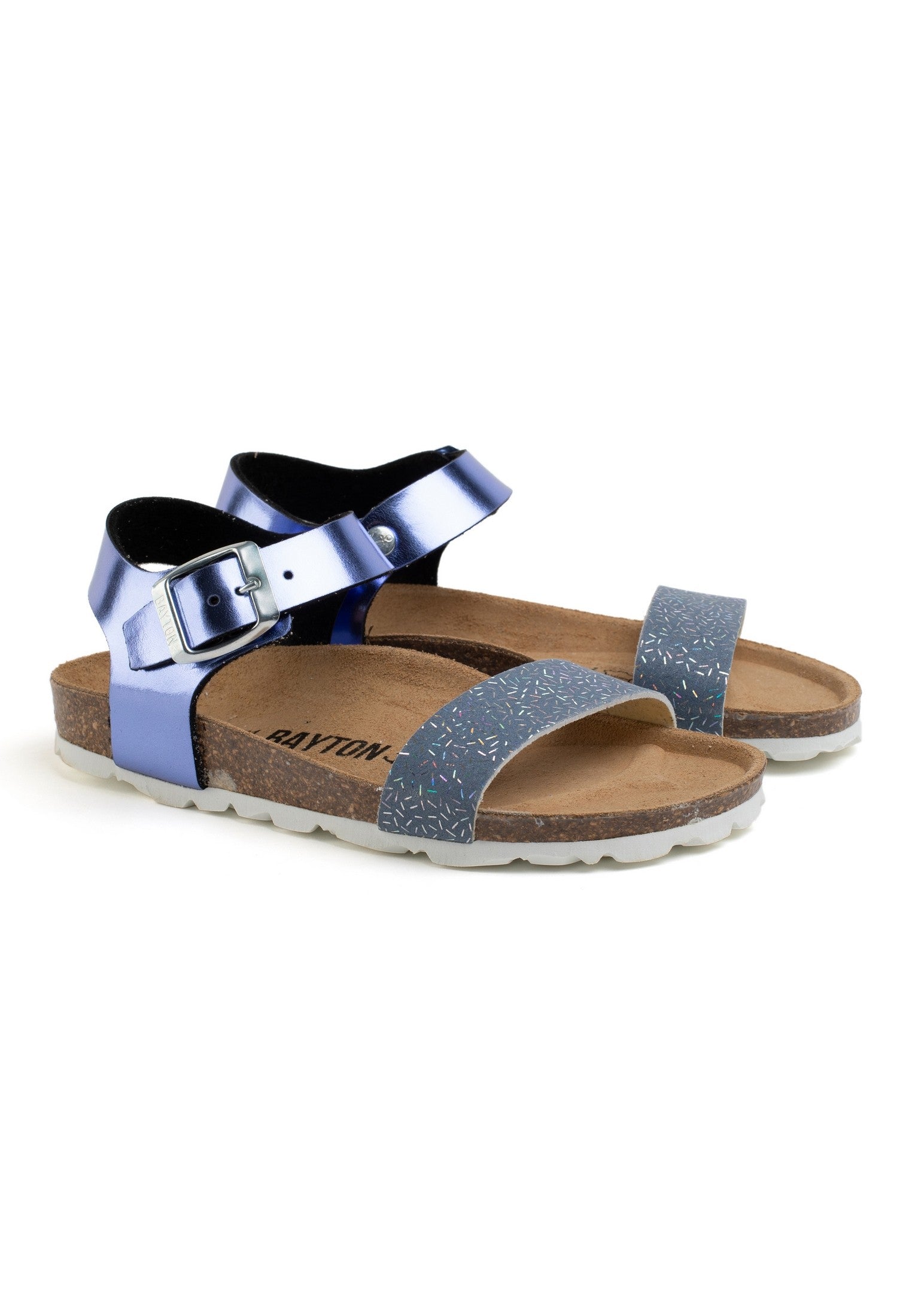 Tyche Blue Multi-Strap Sandals