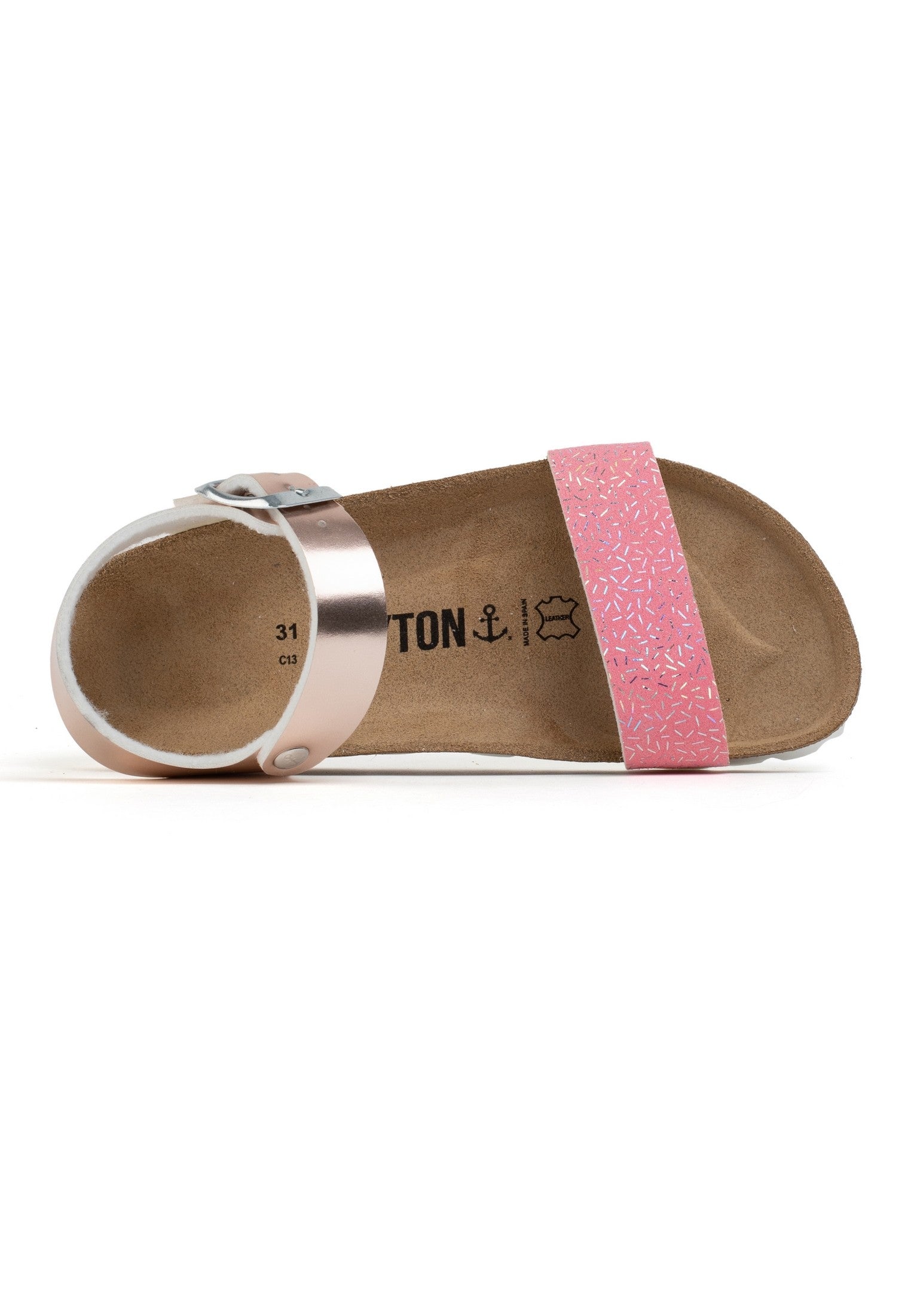 Tyche Light Pink Multi-Strap Sandals