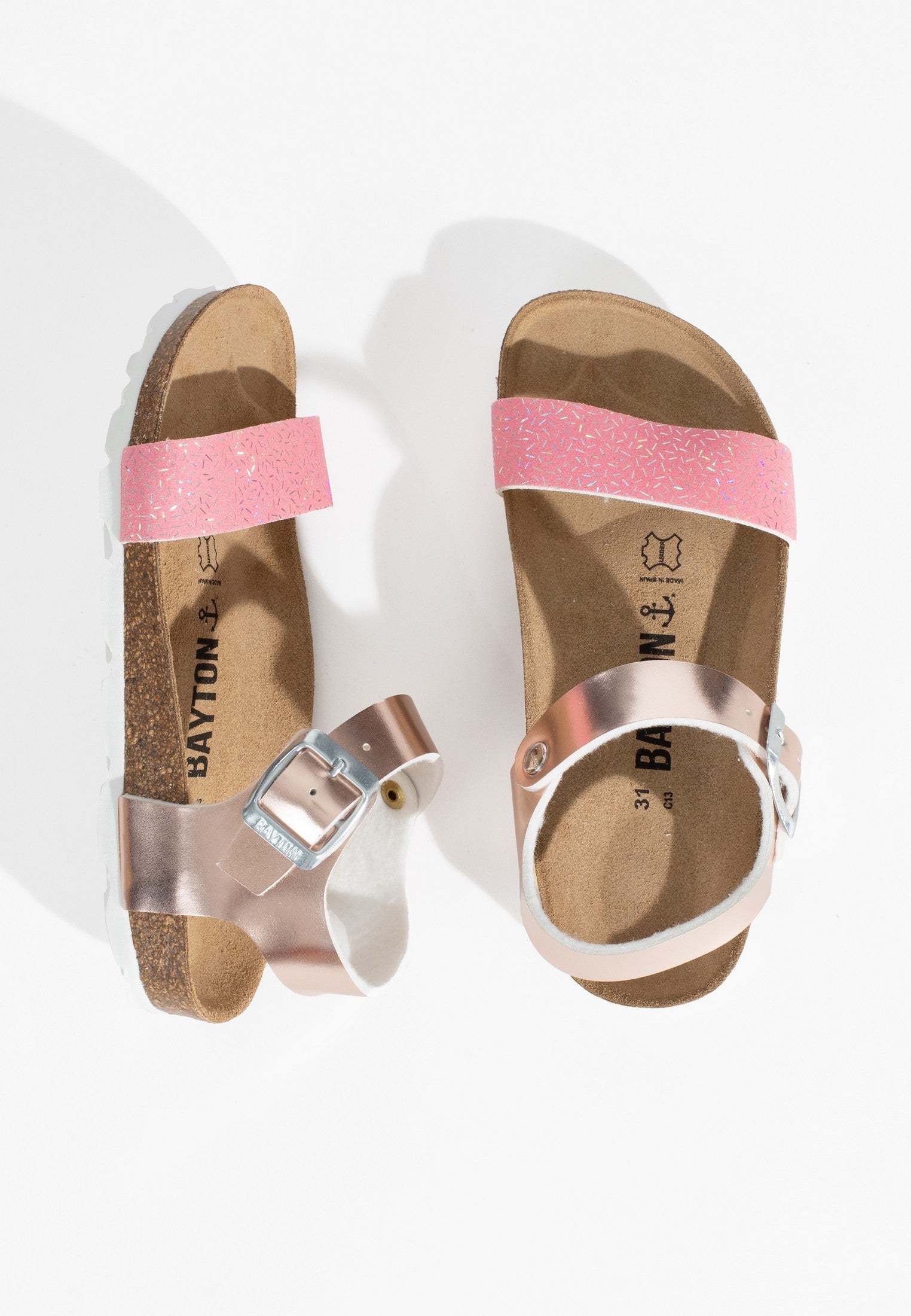 Tyche Light Pink Multi-Strap Sandals