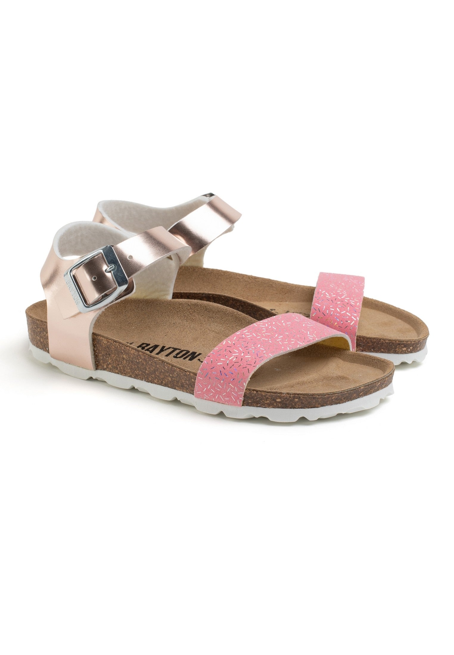 Sandales Multi-Brides Tyche Rose Clair