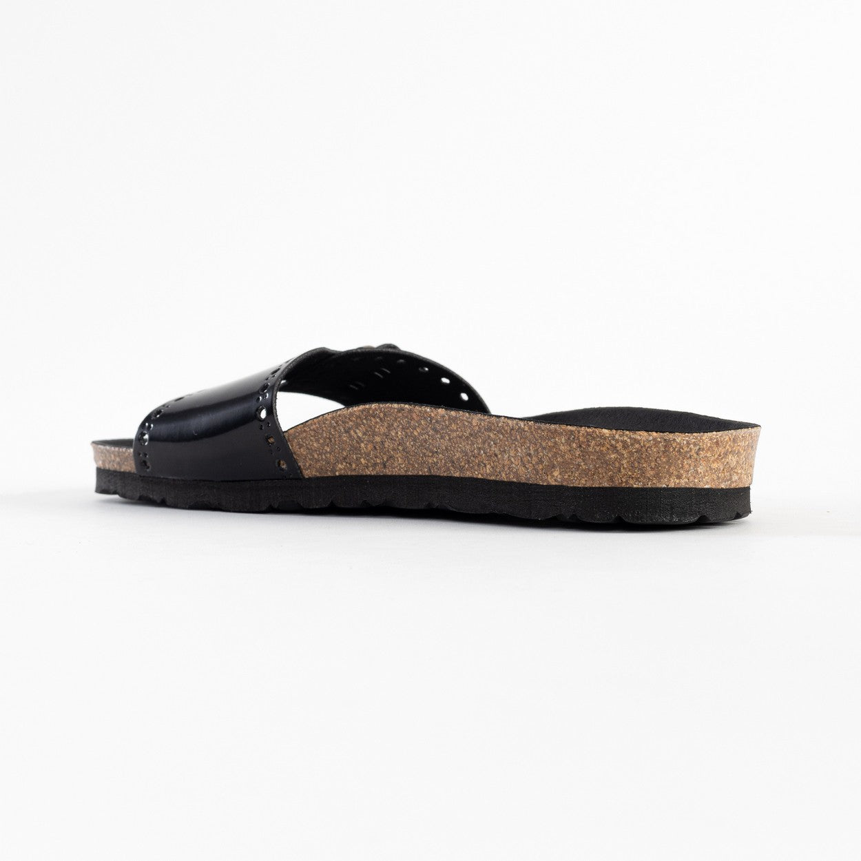 Ballarat Black 1 Strap Sandals