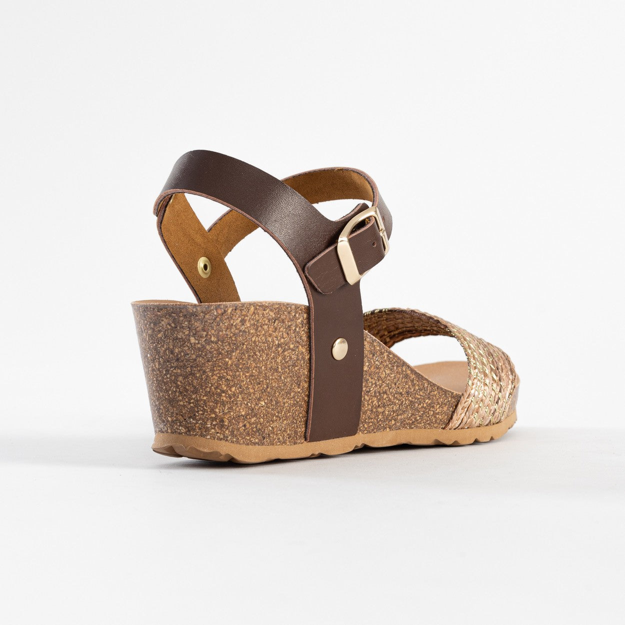 Julies Brown Wedge and Semi-Wedge Sandals