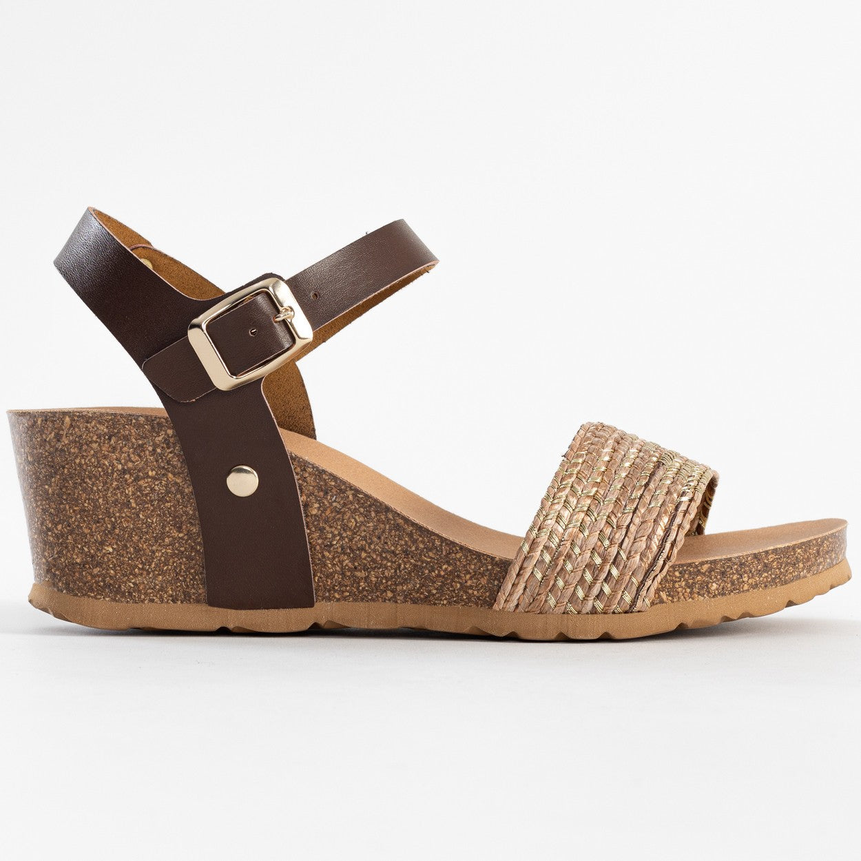 Julies Brown Wedge and Semi-Wedge Sandals