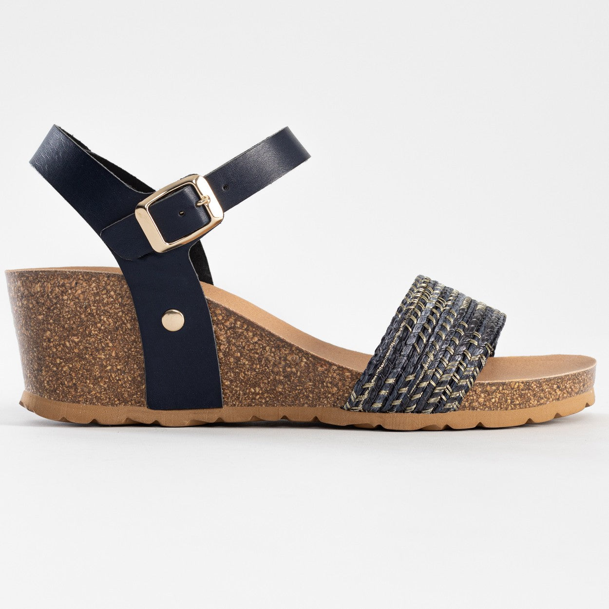 Julies Black Wedge and Semi-Wedge Sandals