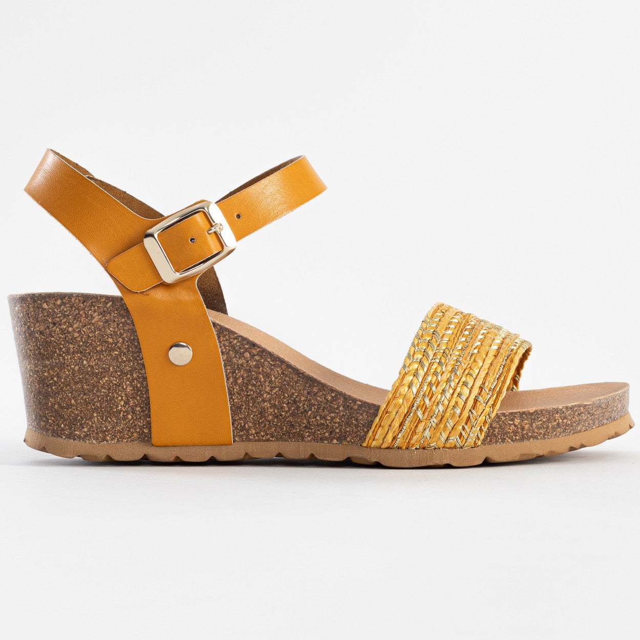 Julies Orange Wedge and Semi-Wedge Sandals