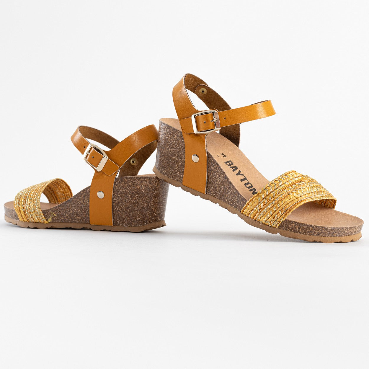 Julies Orange Wedge and Semi-Wedge Sandals