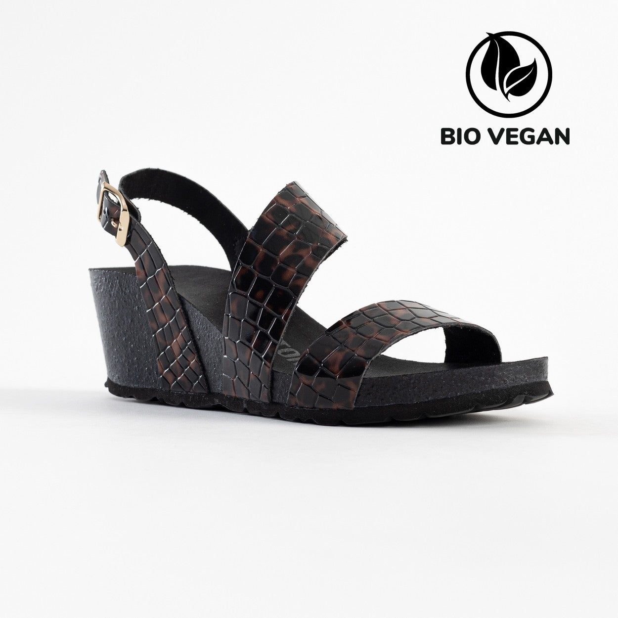 Martis Brown Wedge and Semi-Wedge Sandals