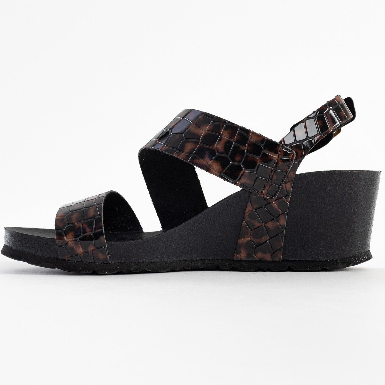 Martis Brown Wedge and Semi-Wedge Sandals