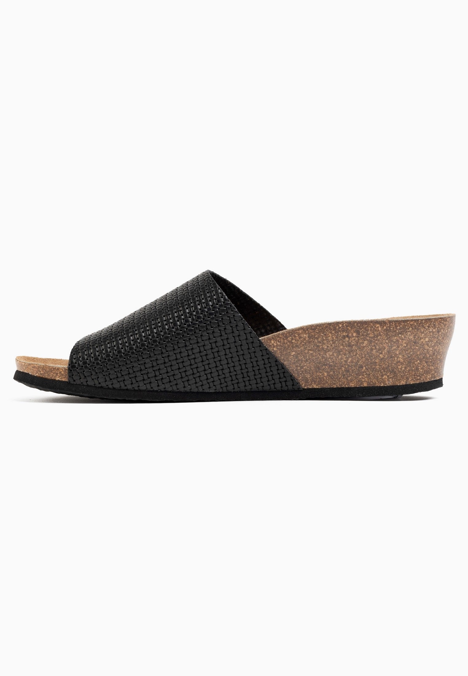 Ventura Black Wedge and Semi-Wedge Sandals