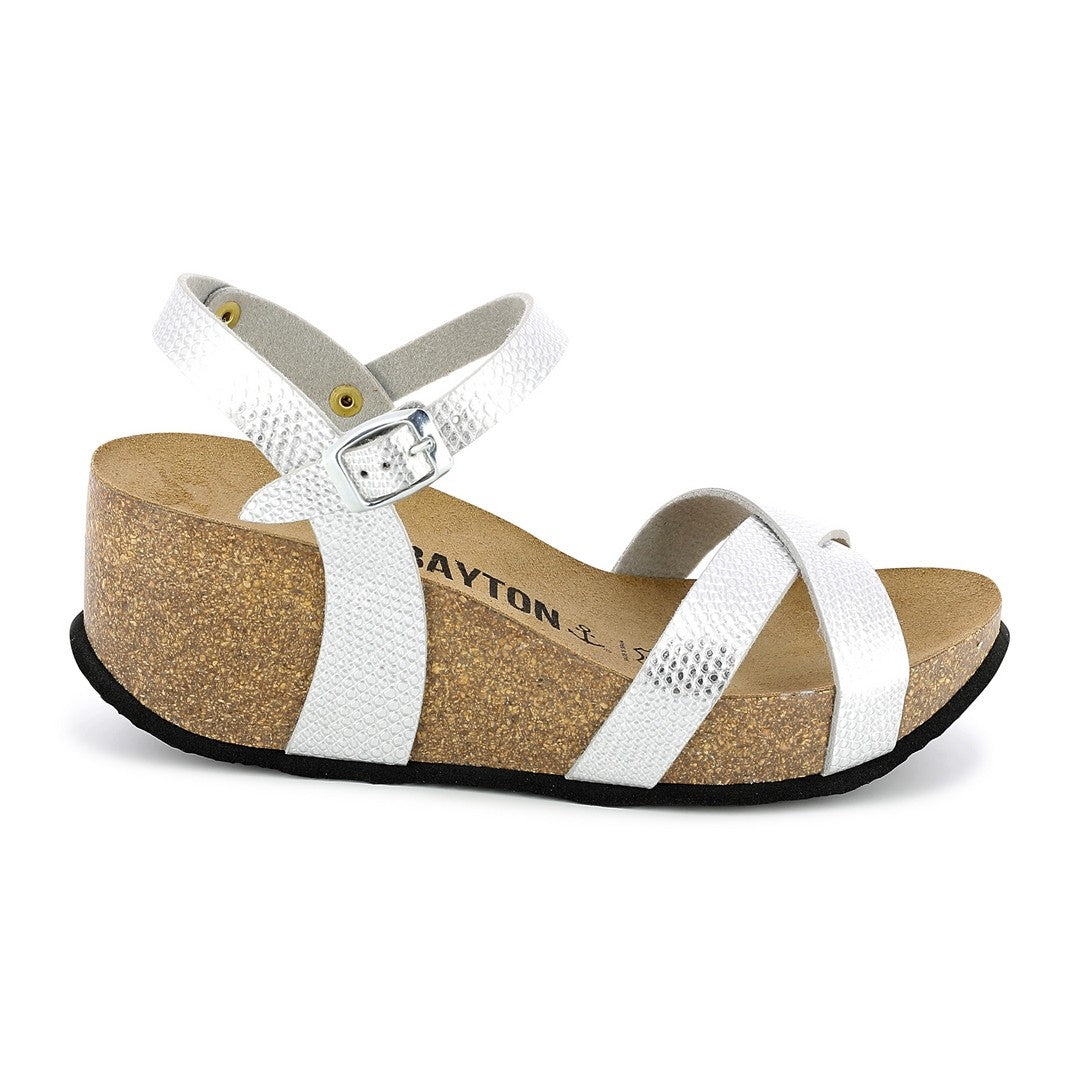 Venus Silver Wedge and Semi-Wedge Sandals