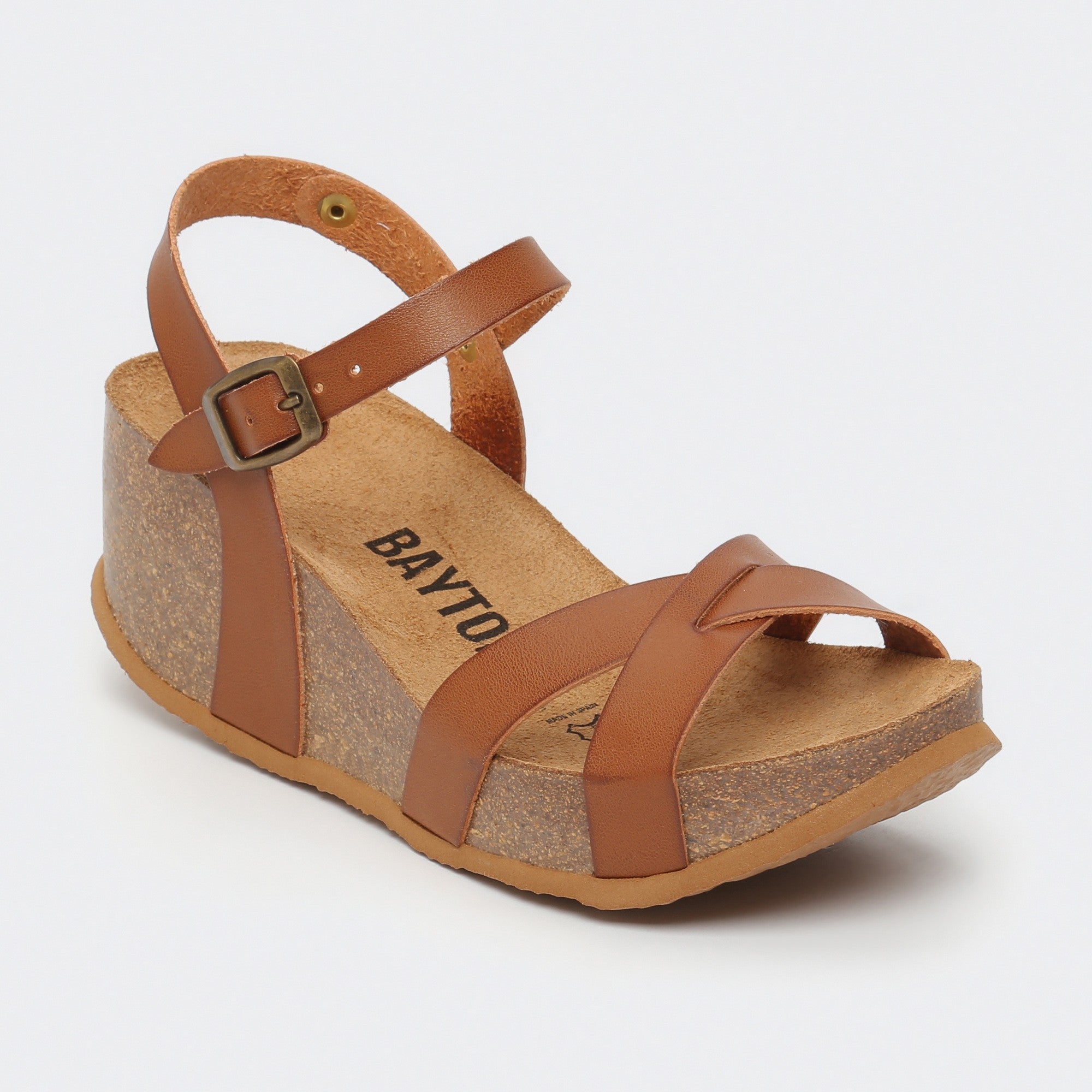 Venus Camel Wedge and Semi-Wedge Sandals