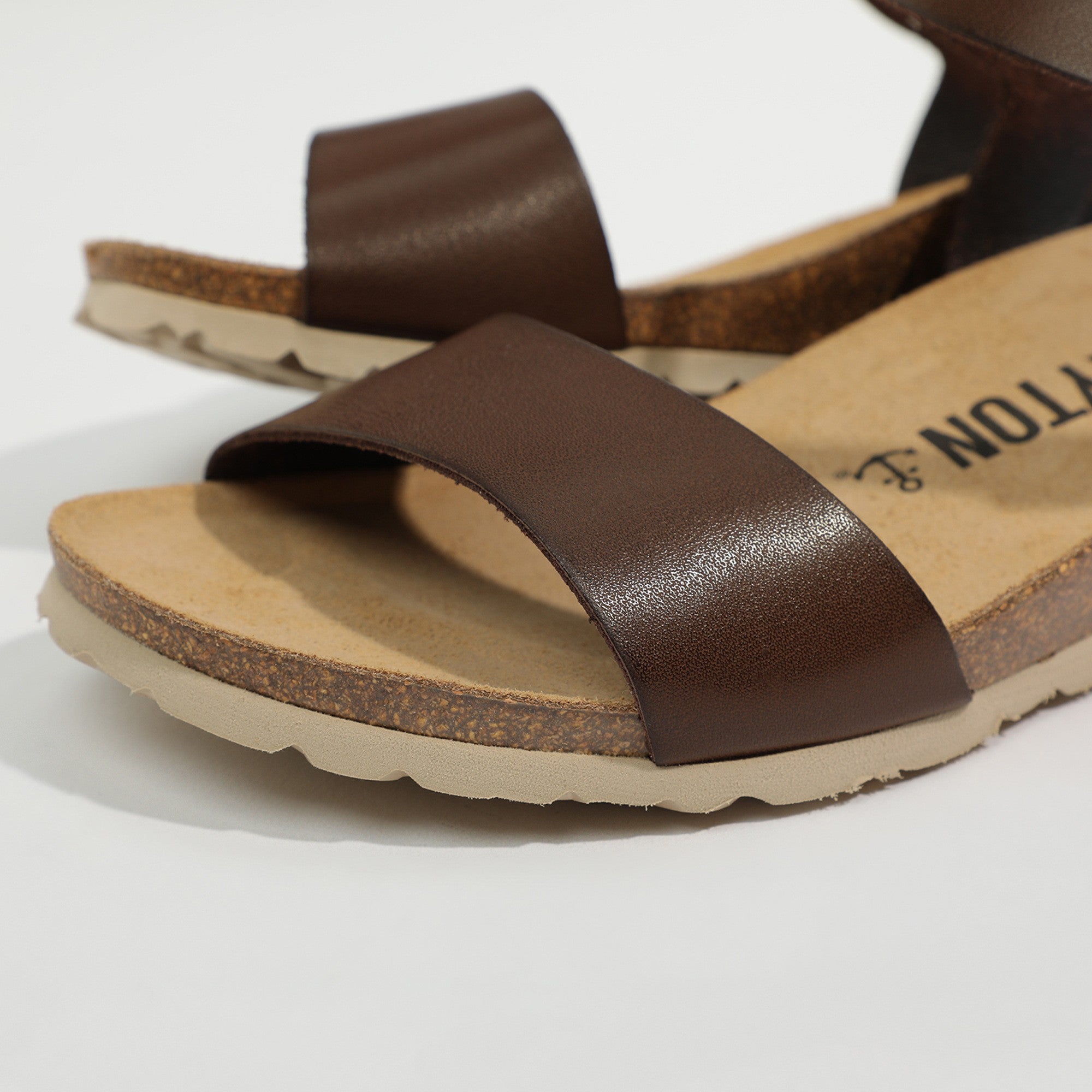 Wodonga Brown Wedge and Semi-Wedge Sandals