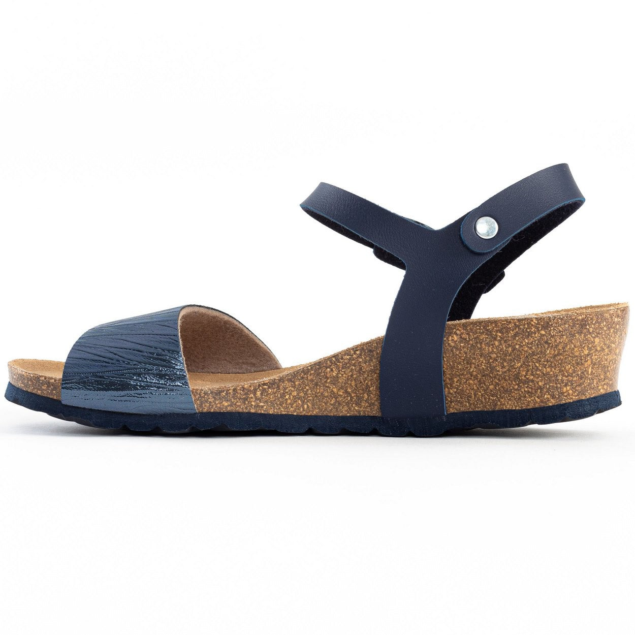 Wodonga Navy Blue Wedge and Semi-Wedge Sandals