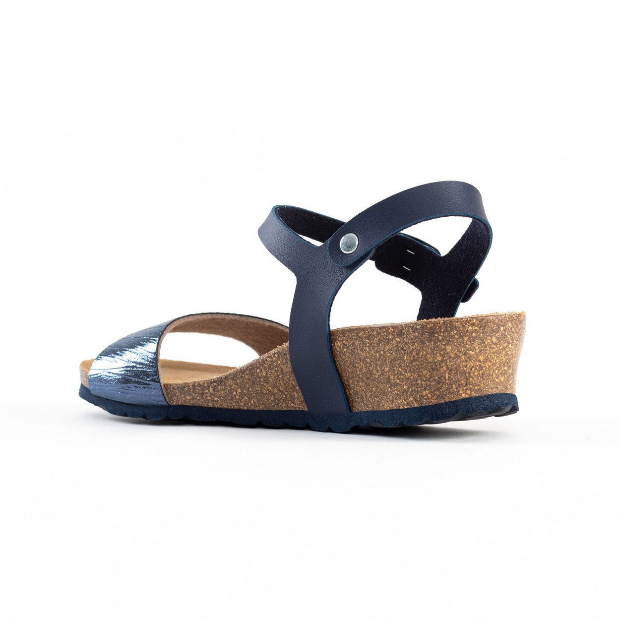 Wodonga Navy Blue Wedge and Semi-Wedge Sandals