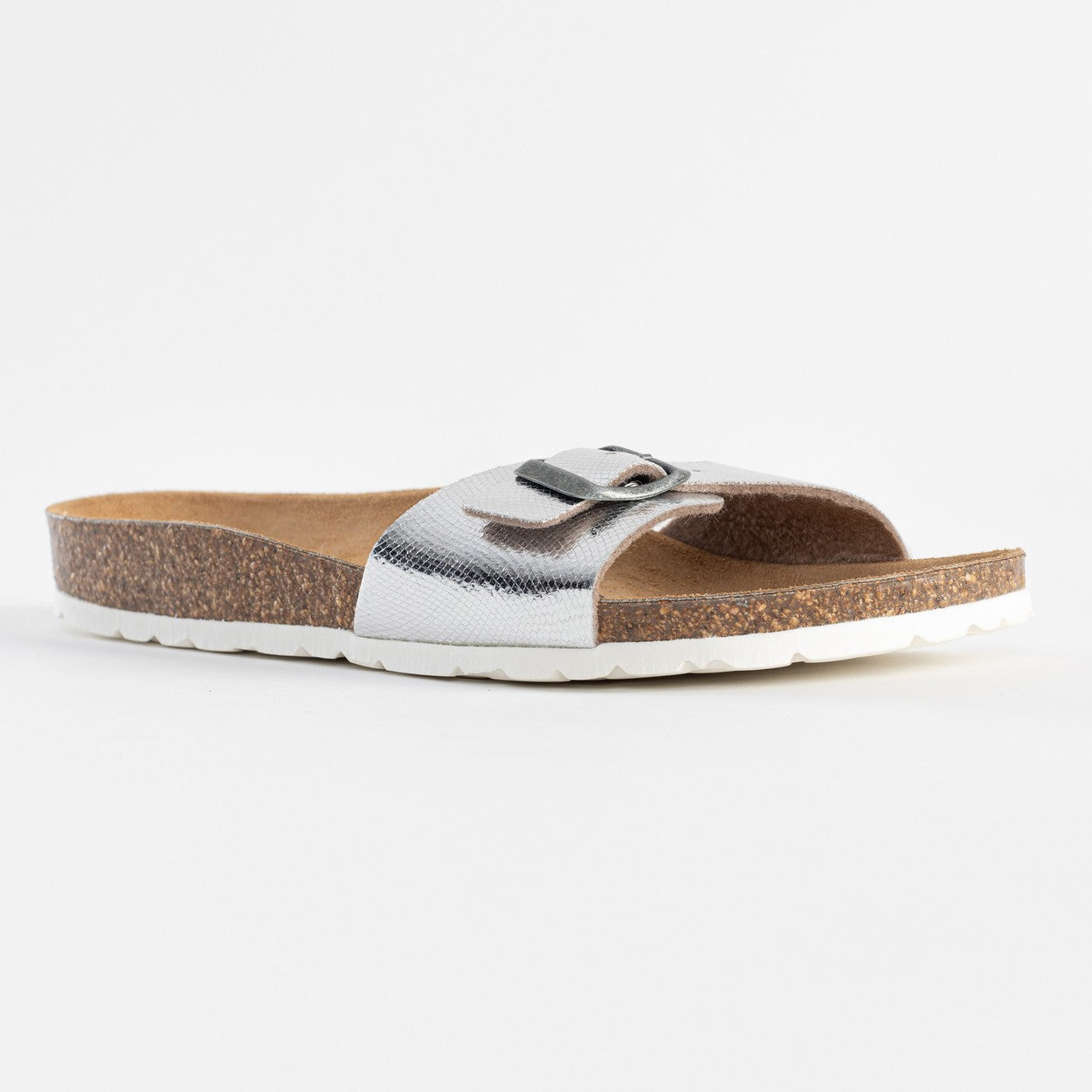 Dark Silver Zephyr 1 Strap Sandals