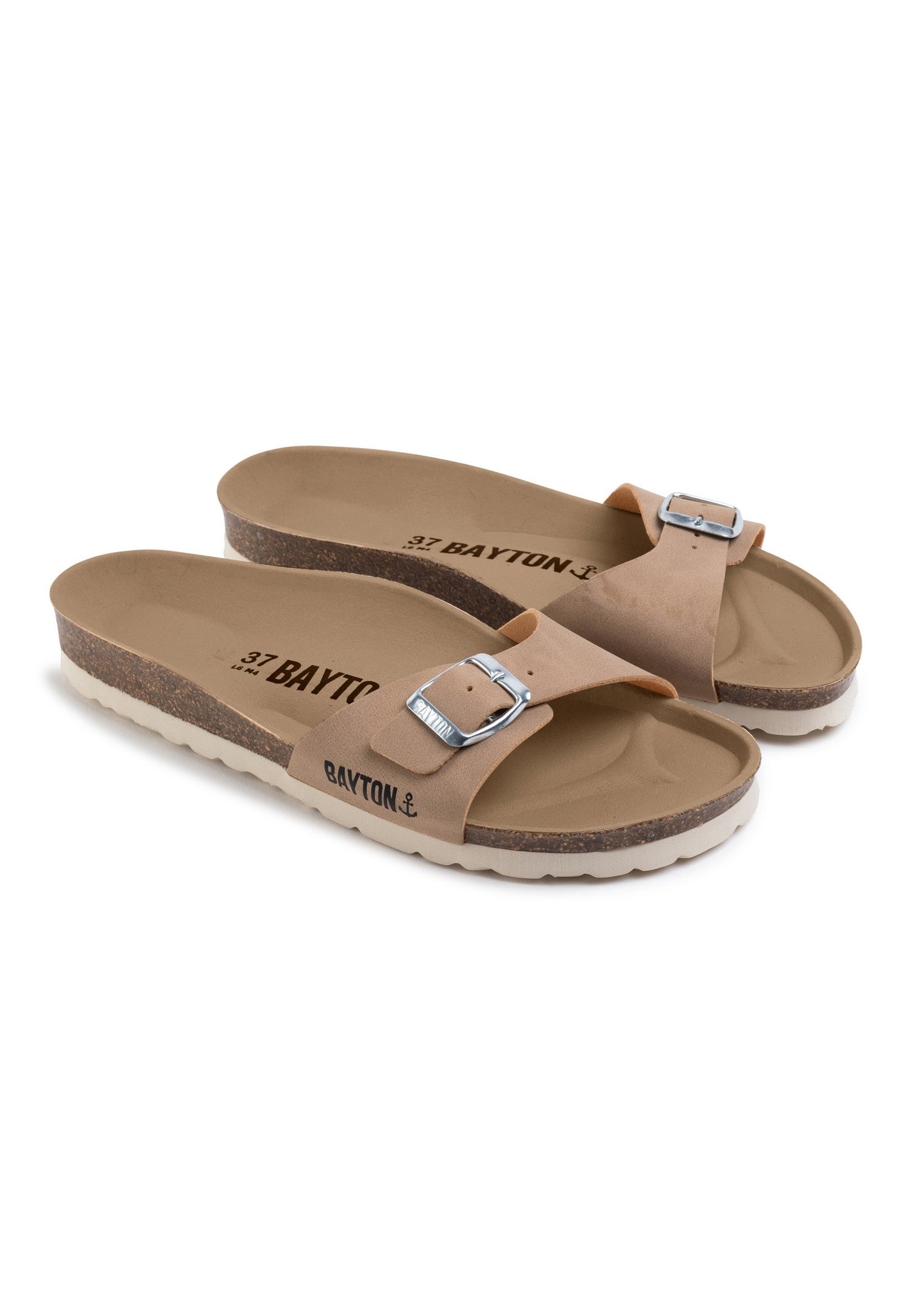 Zephyr Beige 1 Strap Sandals