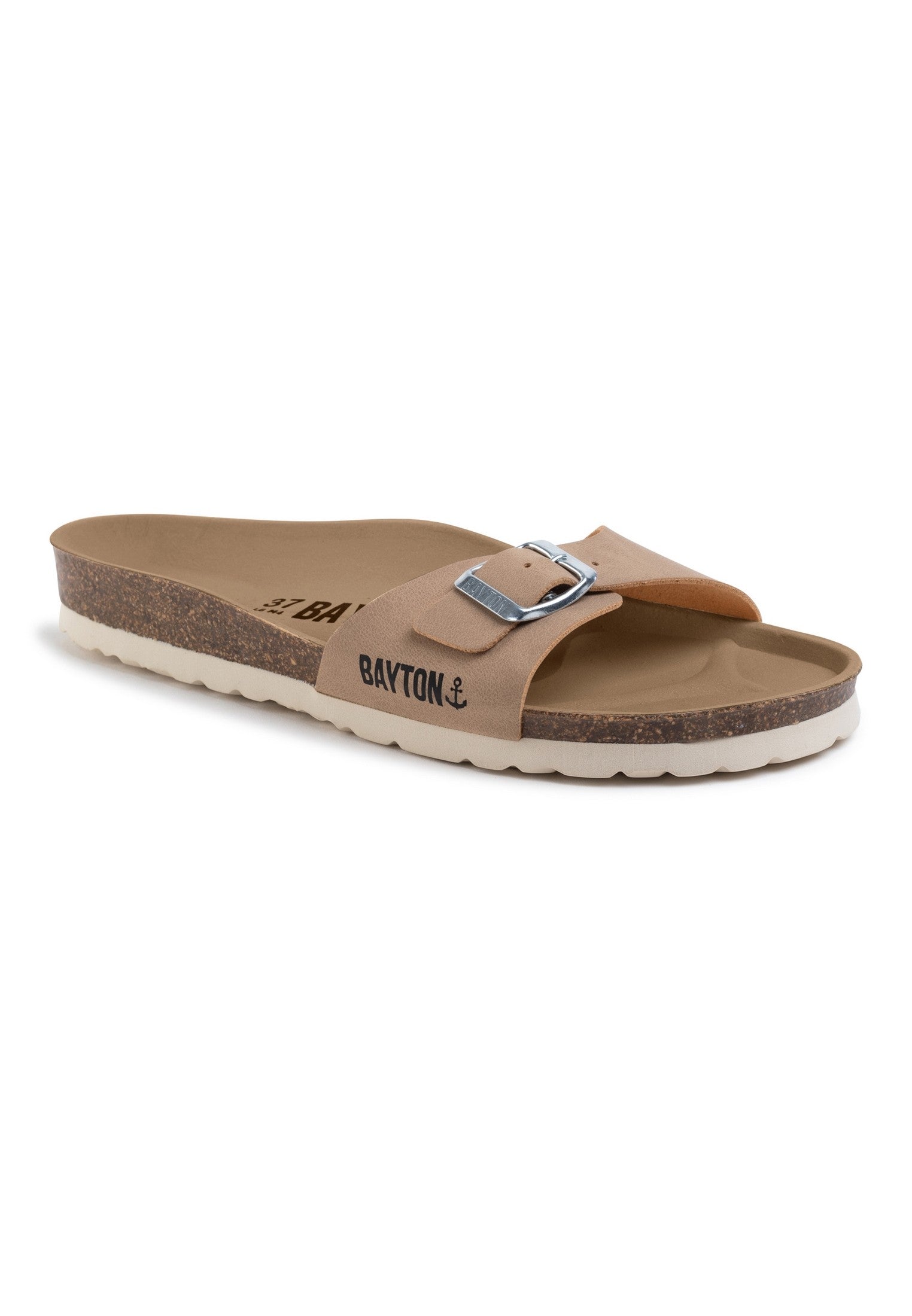 Zephyr Beige 1 Strap Sandals