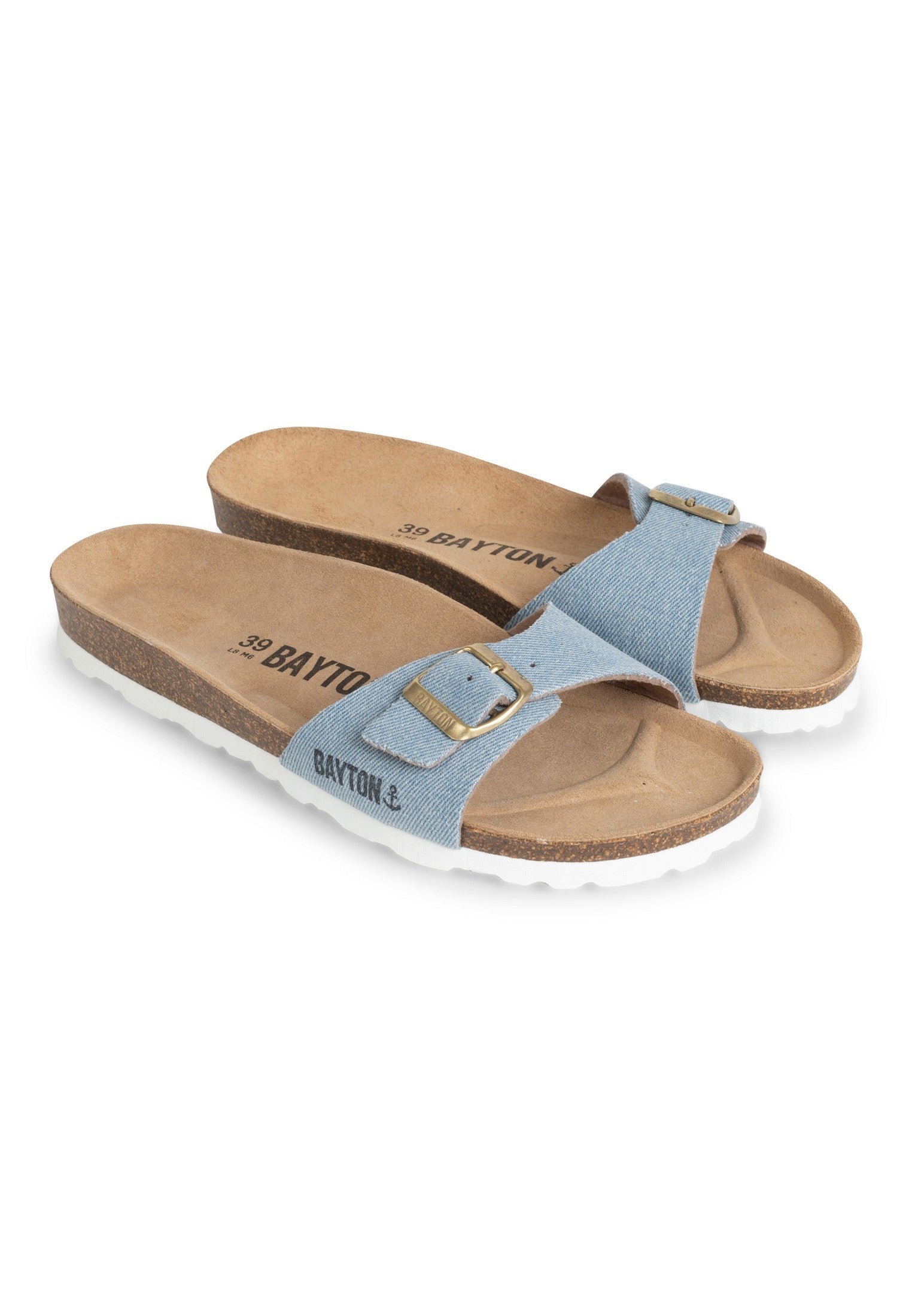 Sandales 1 Bride Zephyr Bleu Ciel Denim