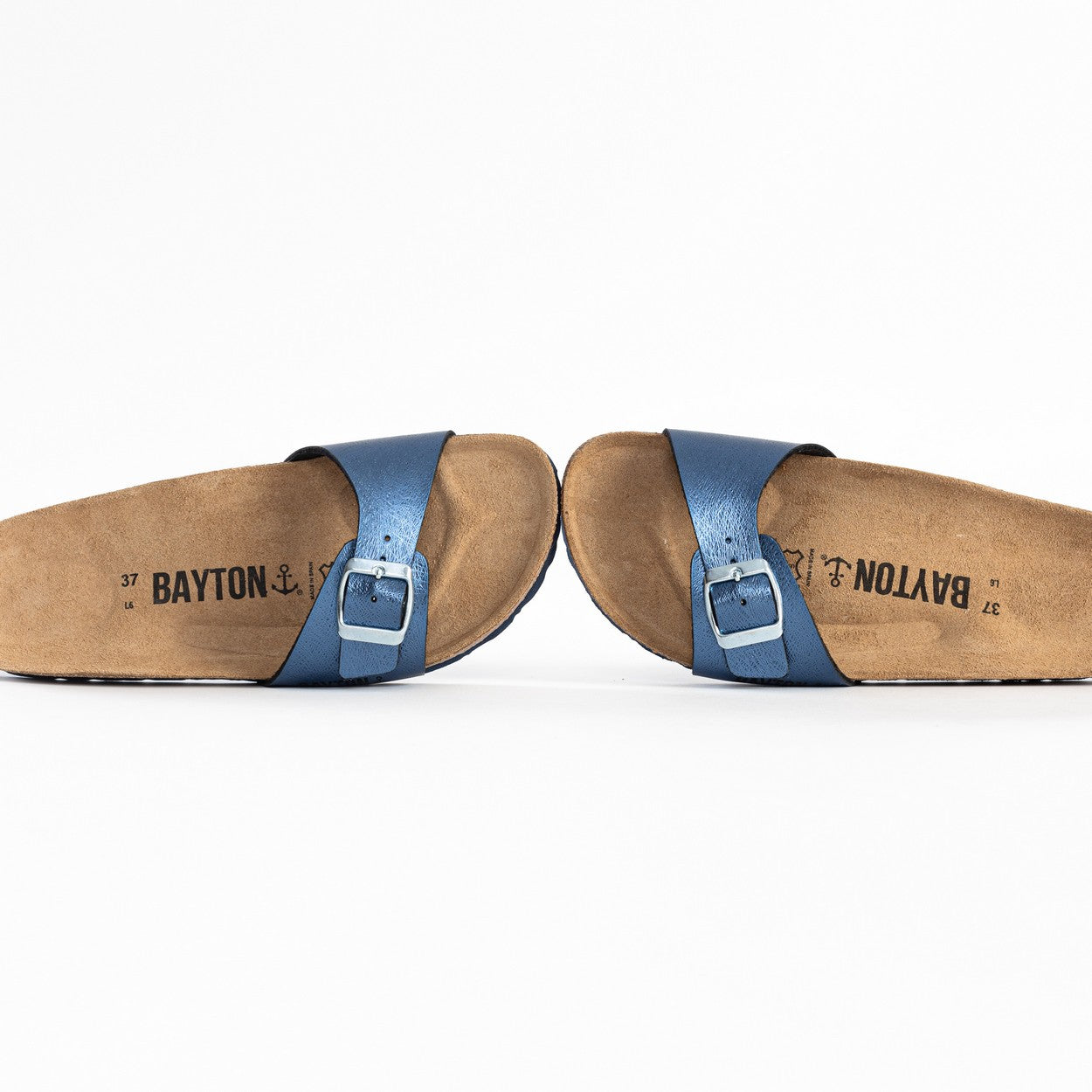 Zephyr Navy Blue 1 Strap Sandals