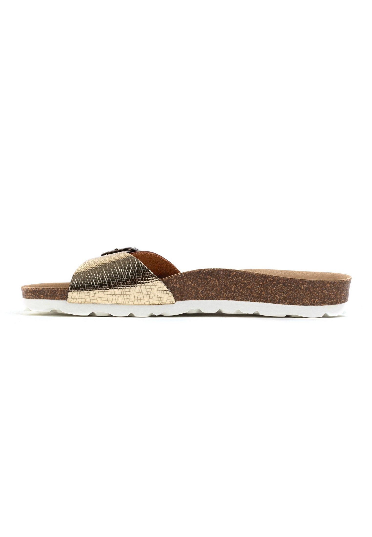 Sandalias Zephyr 1 Correa Camel Y Dorado Claro