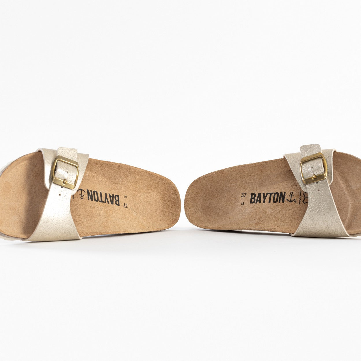 Zephyr Light Gold 1 Strap Sandals