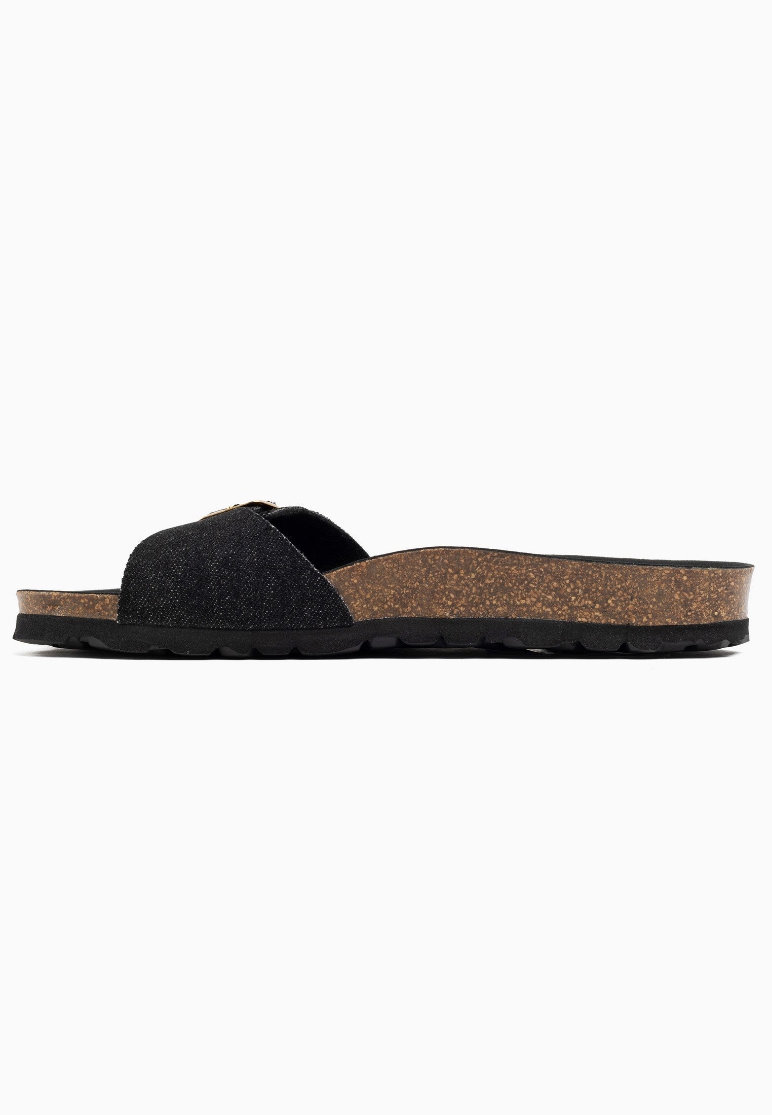 Zephyr Black 1 Strap Sandals