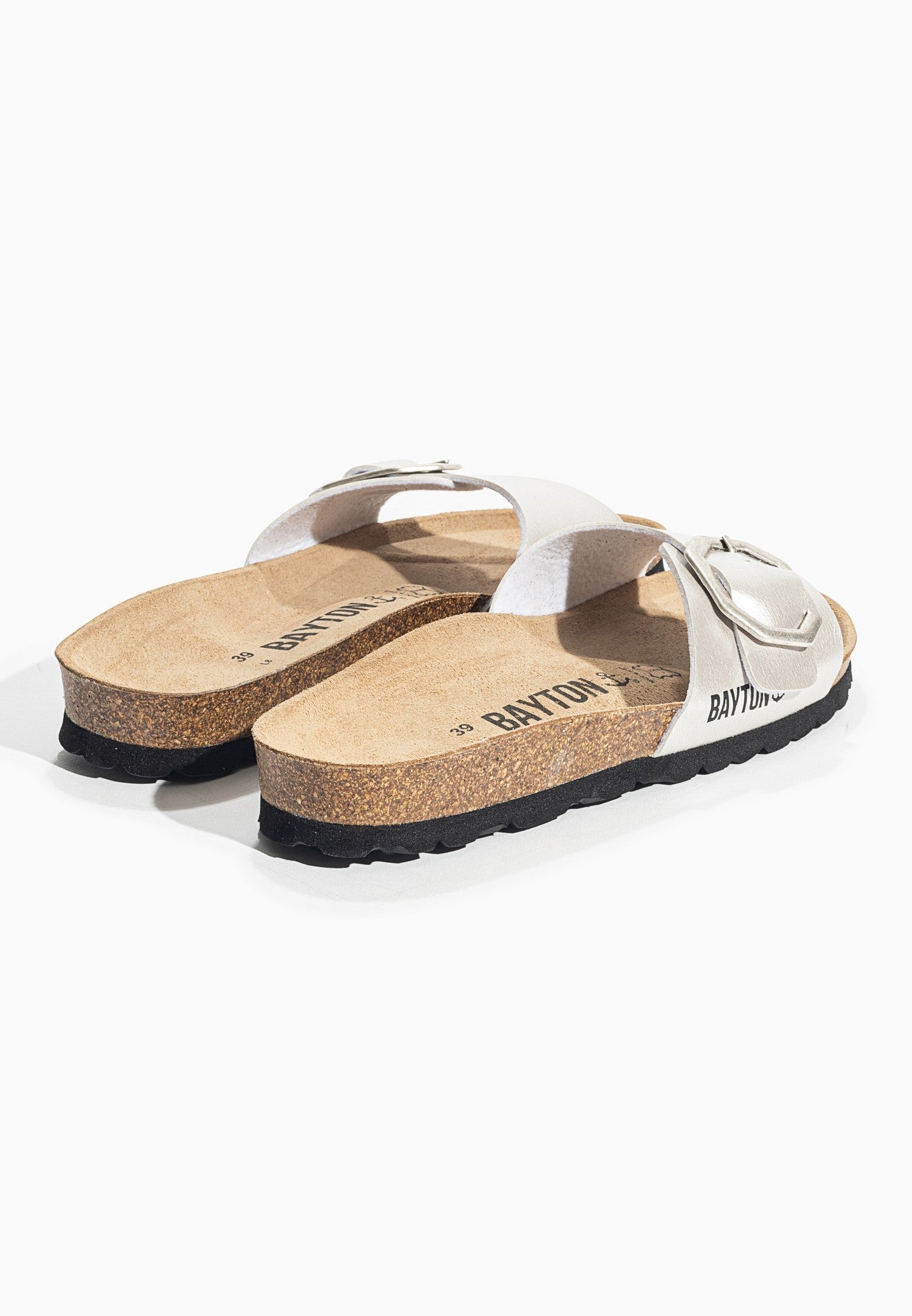 Zephyr Light Silver 1 Strap Sandals