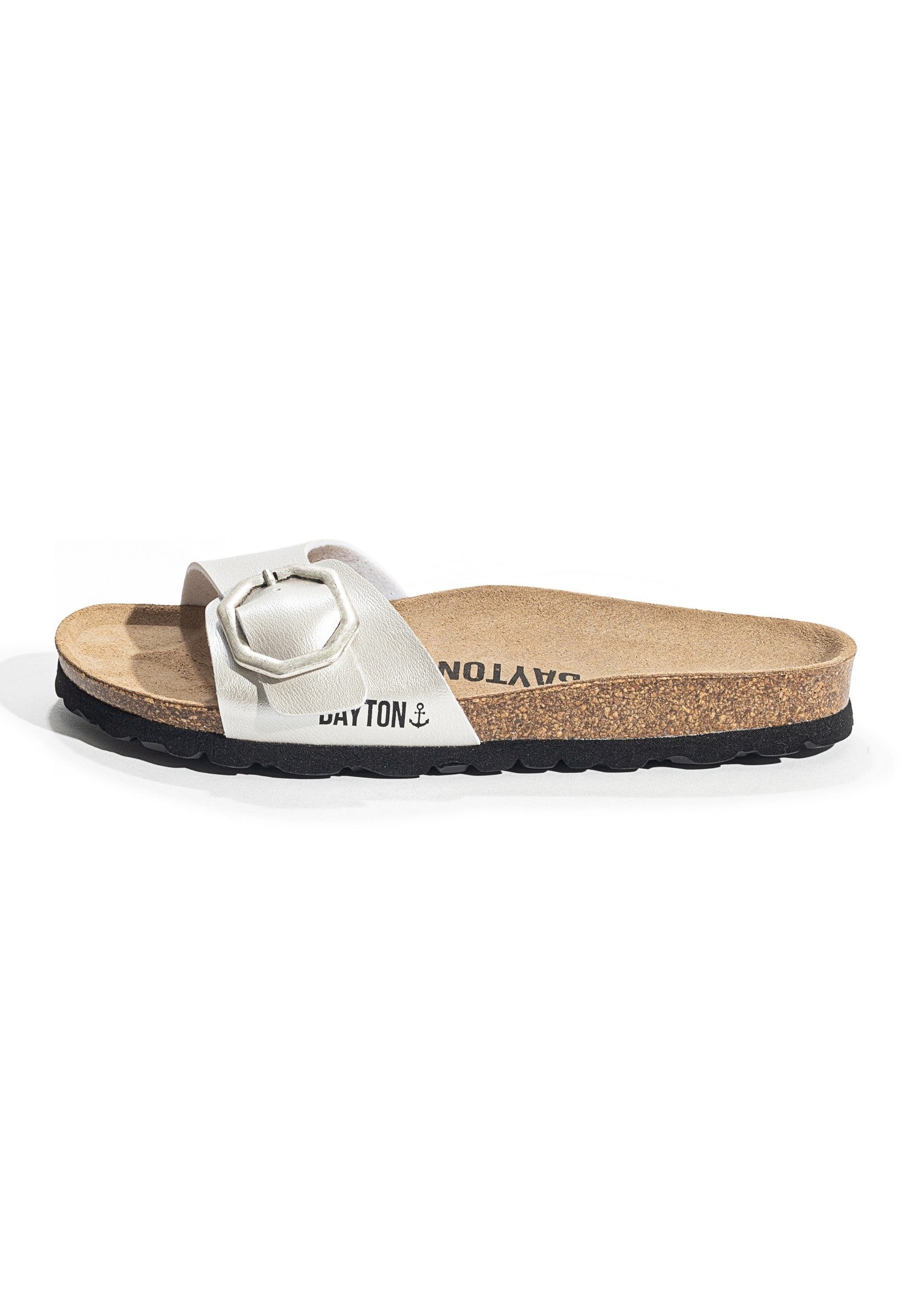 Zephyr Light Silver 1 Strap Sandals