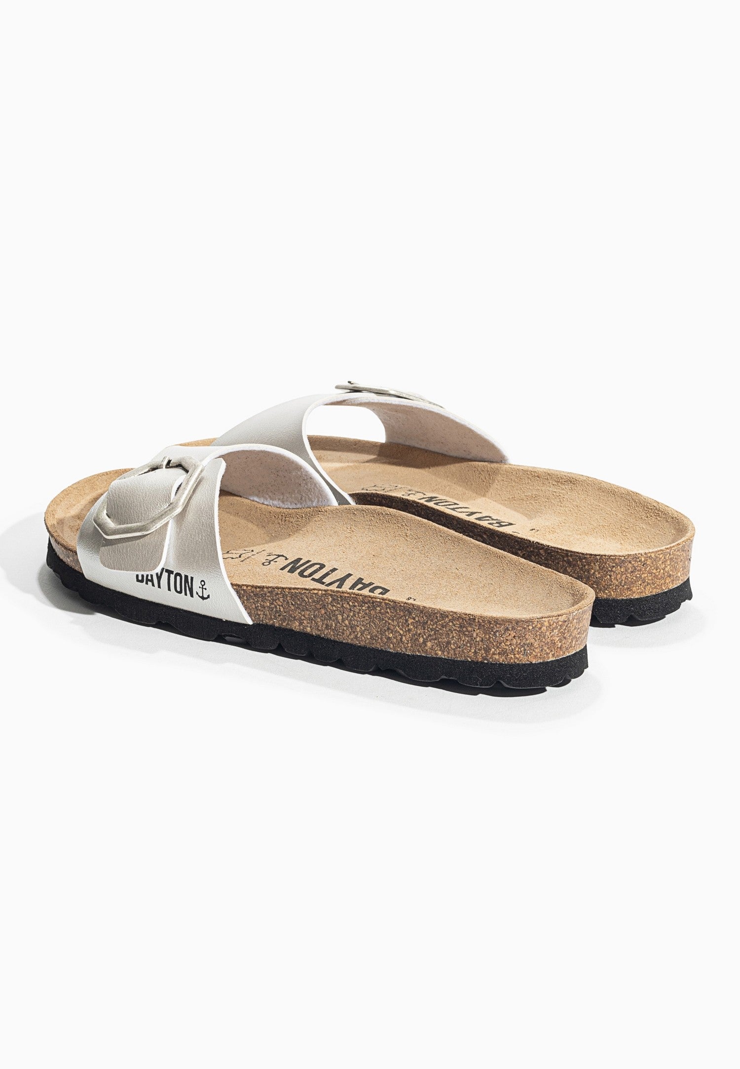 Zephyr Light Silver 1 Strap Sandals