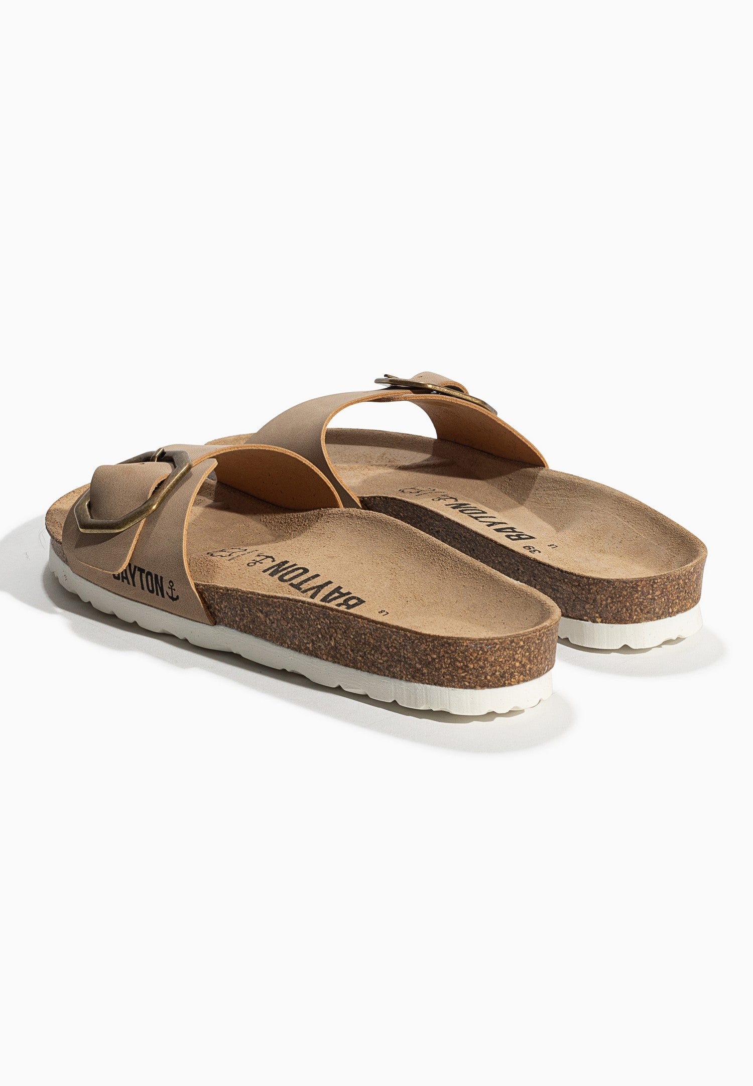 Zephyr Beige 1 Strap Sandals