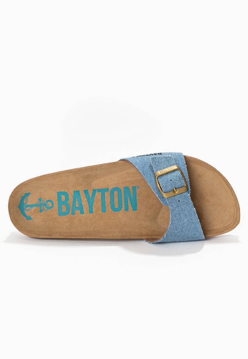 Zephyr Sky Blue 1 Strap Sandals