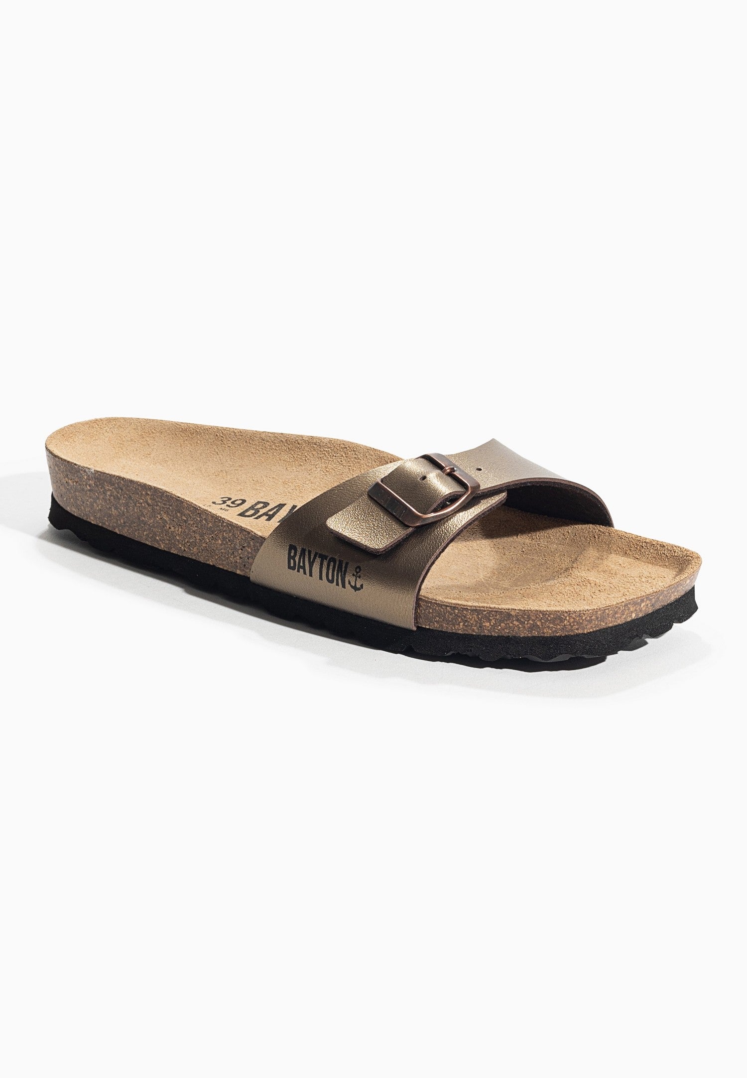 Zephyr Bronze 1 Strap Sandals