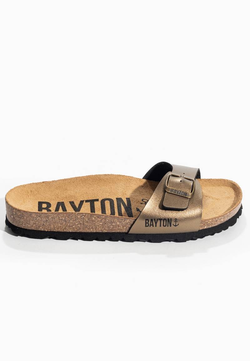 Zephyr Bronze 1 Strap Sandals