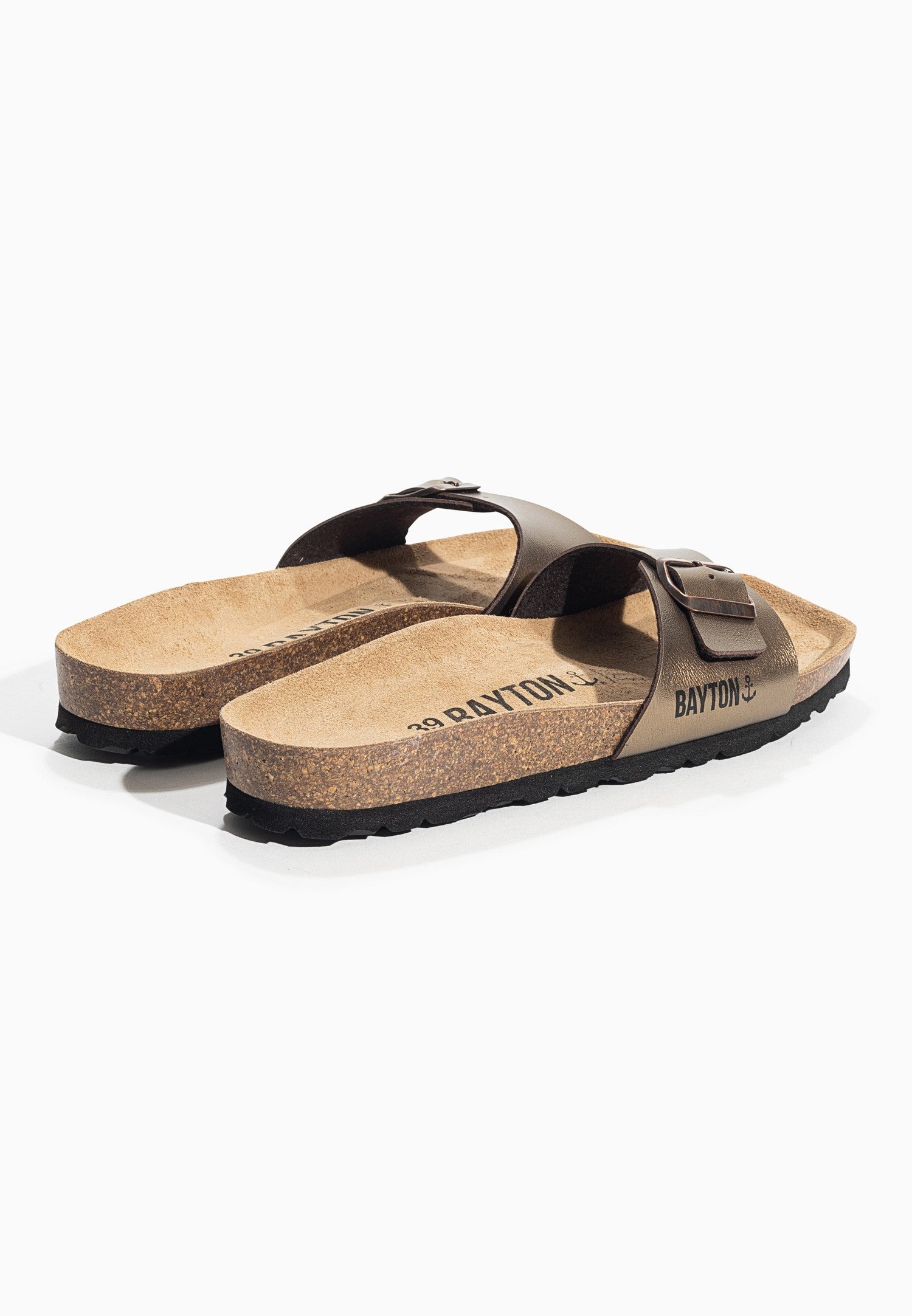 Zephyr Bronze 1 Strap Sandals